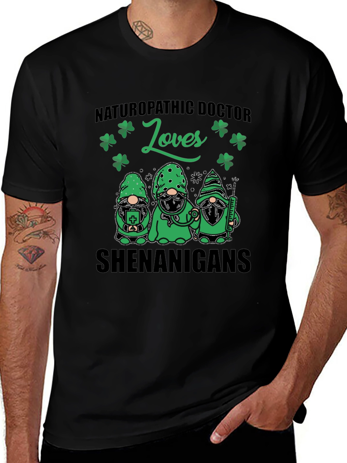 Naturopathic Doctor Loves Shenanigans St. Patricks Day T-Shirt