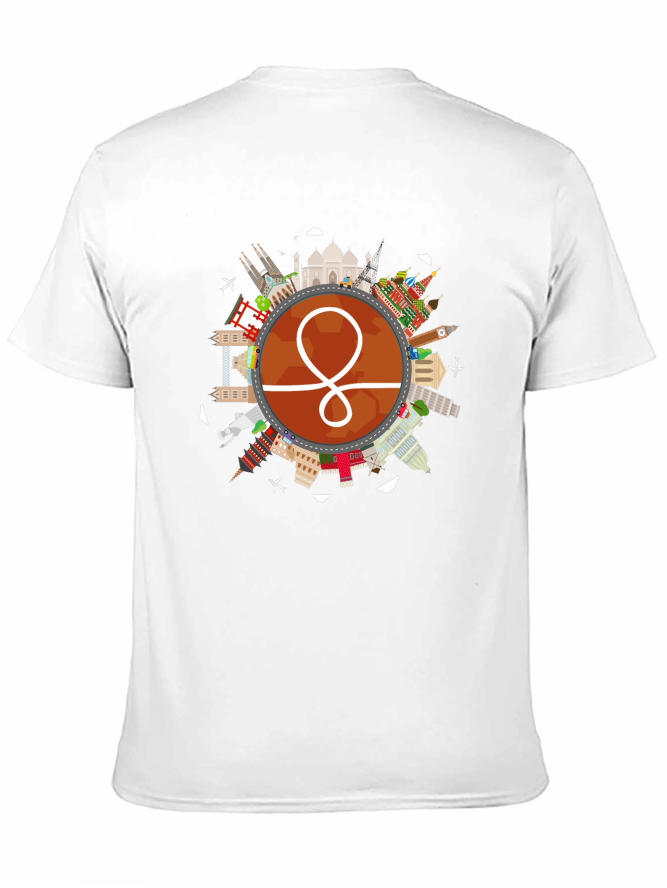 World Traveler Graphic Tee - Black Unisex Shirt