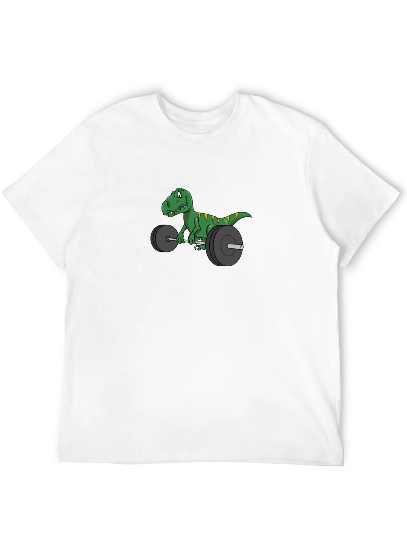Dino Weightlifter T-Shirt - Funny Gym Tee