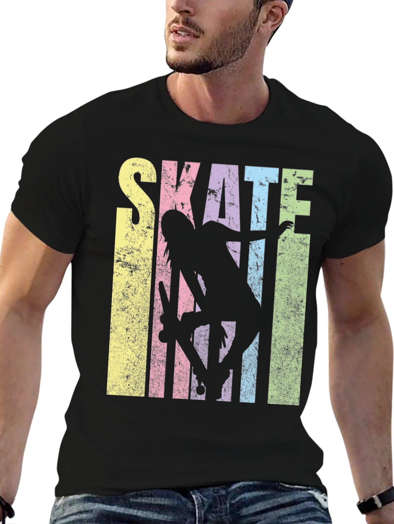 Retro Skate T-Shirt: Cool Skater Style