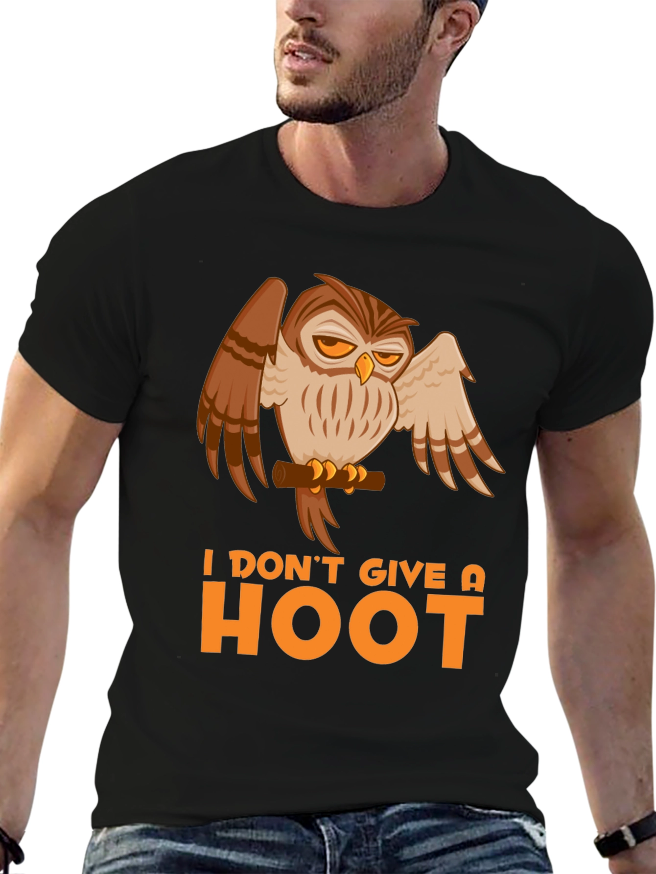 I Dont Give a Hoot Owl Graphic Tee