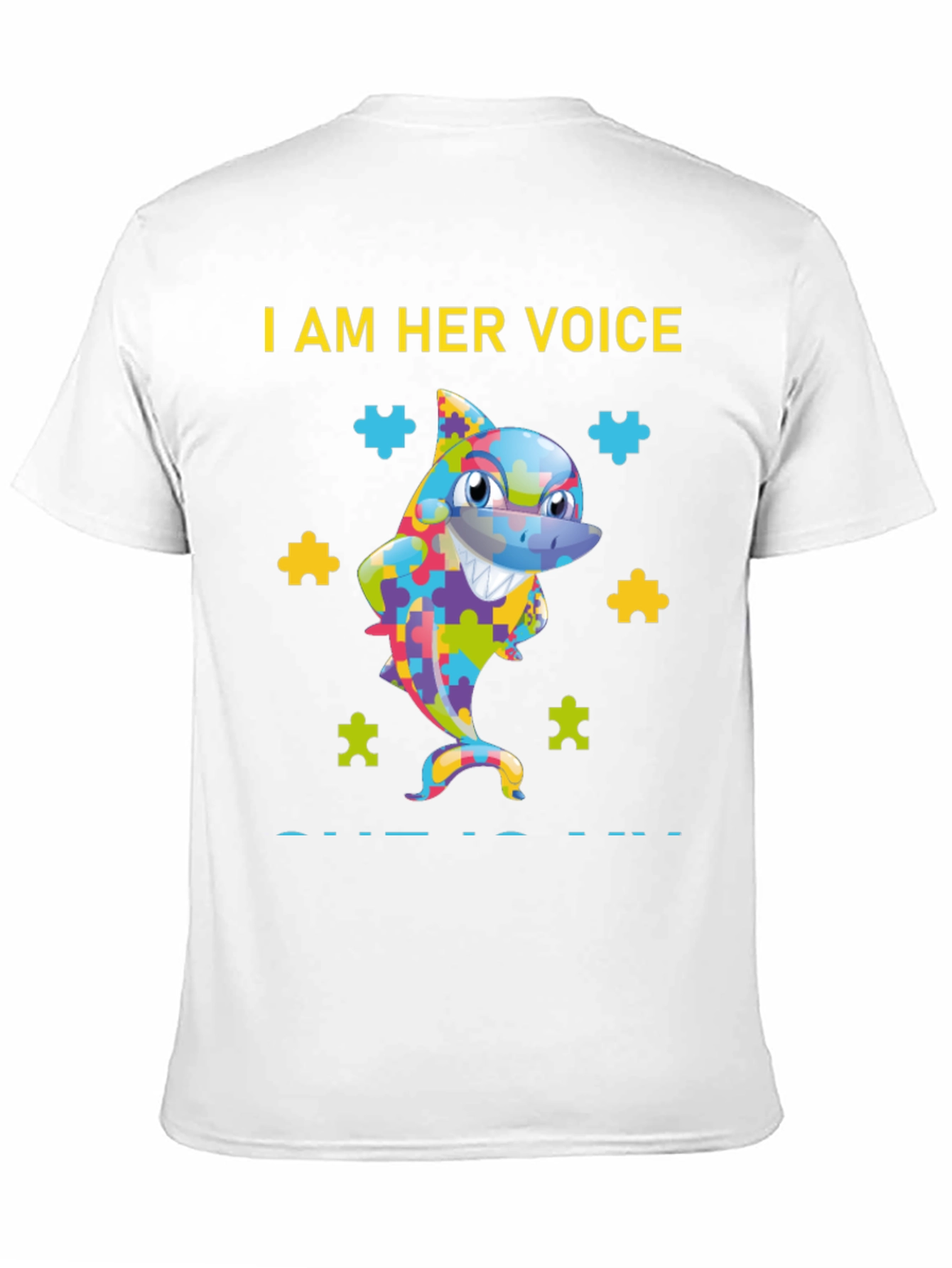 Autism Awareness Shark T-Shirt - Her Voice
