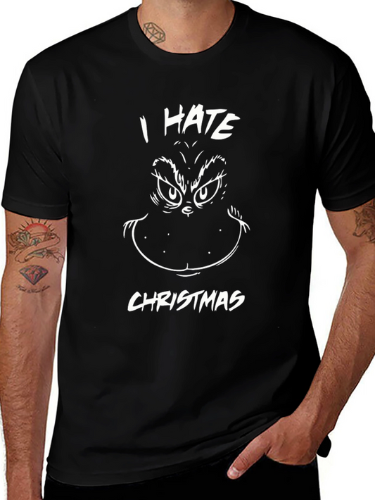 Grinch I Hate Christmas T-Shirt Funny Holiday Tee