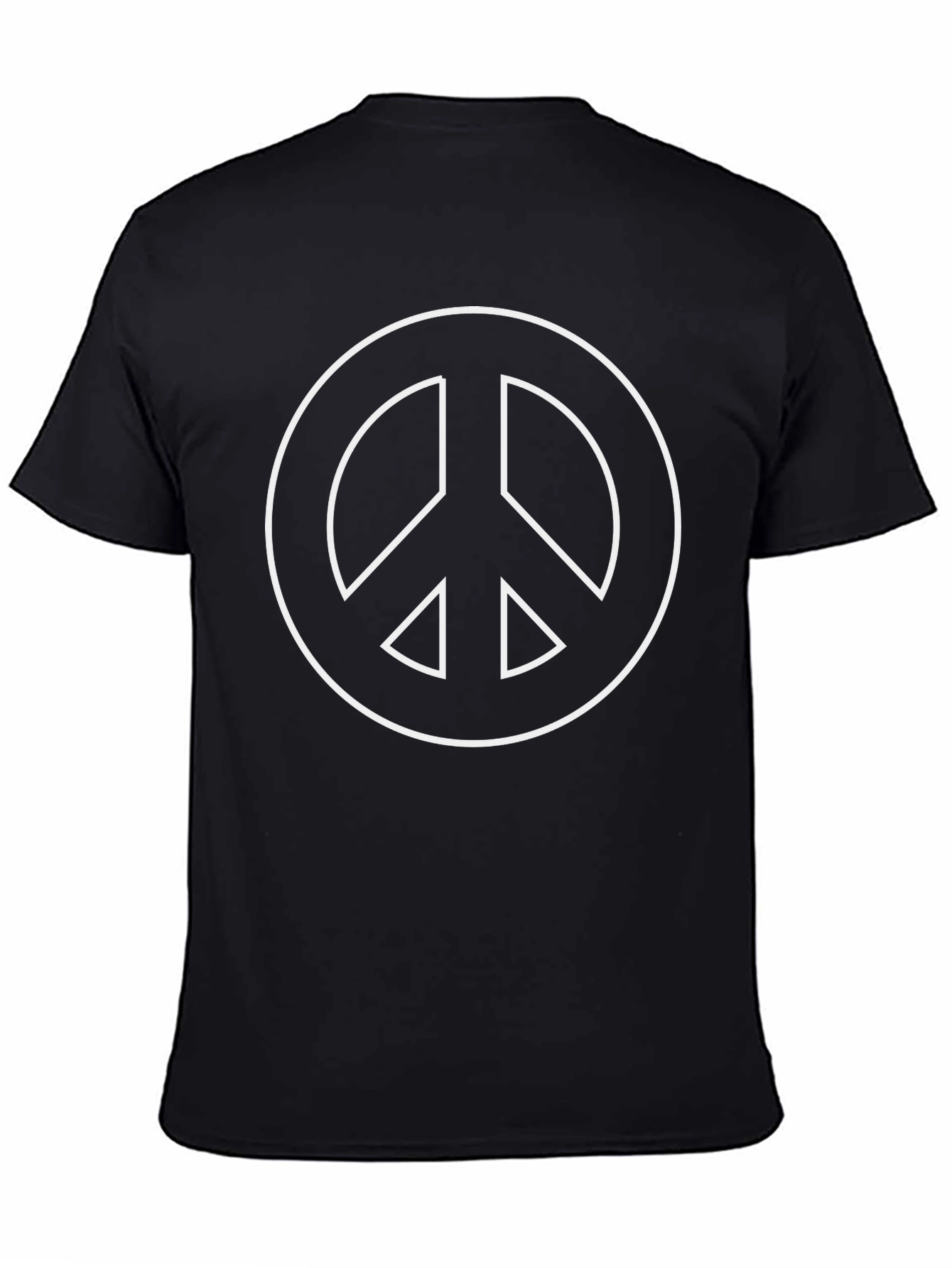 Peace Sign Black T-Shirt