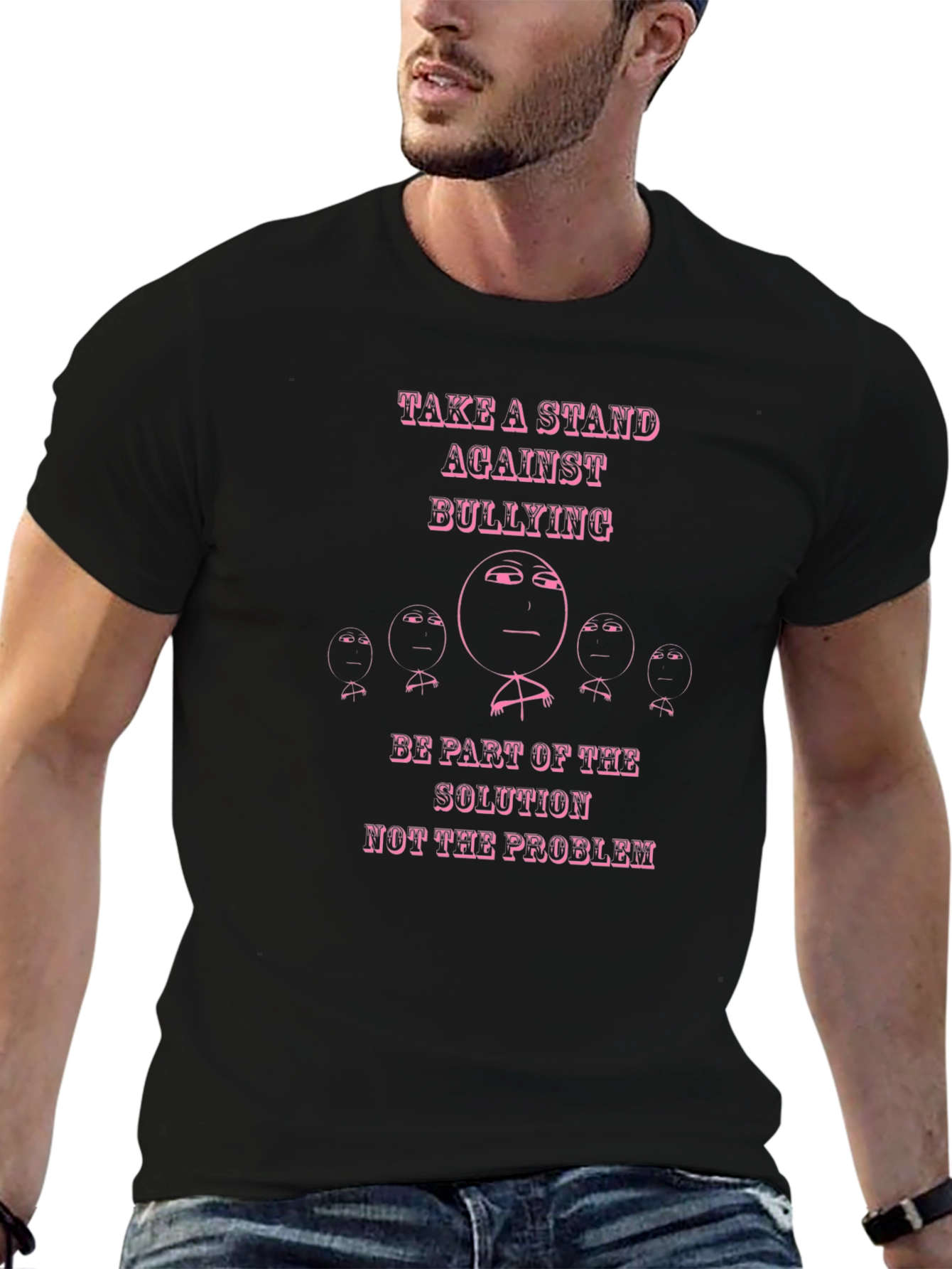 Stand Against Bullying Black T-Shirt