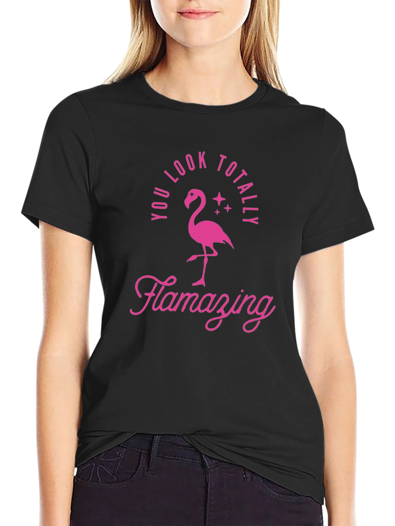 Flamazing Flamingo Graphic Tee - You Look Totally...