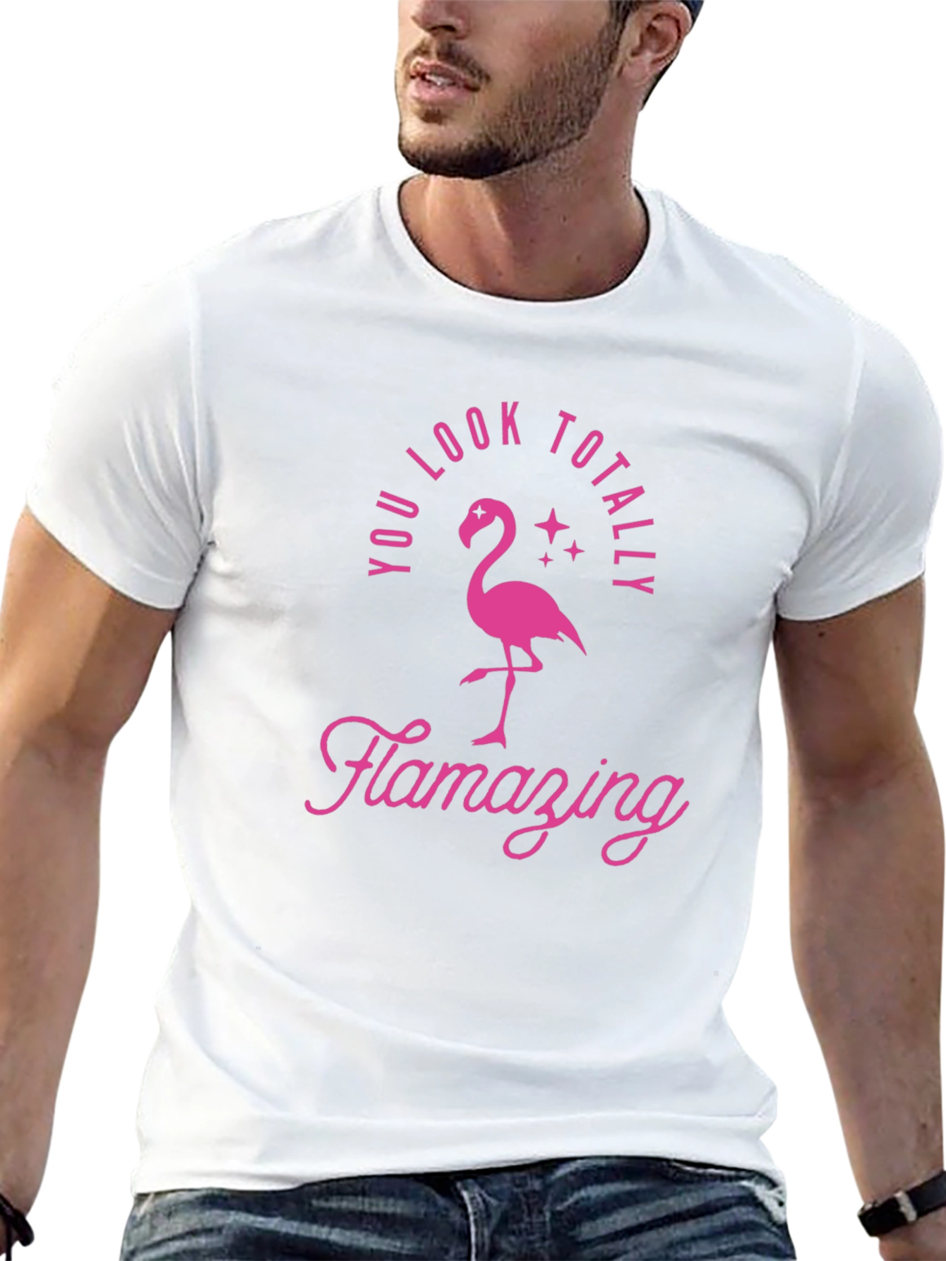 Flamazing Flamingo Graphic Tee - You Look Totally...
