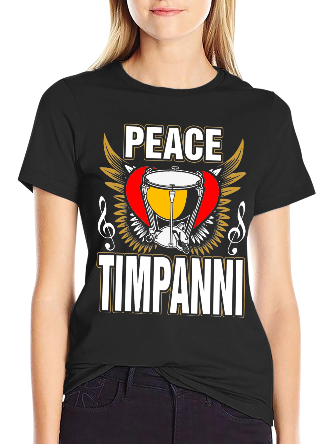 Peace Timpanni Music T-Shirt