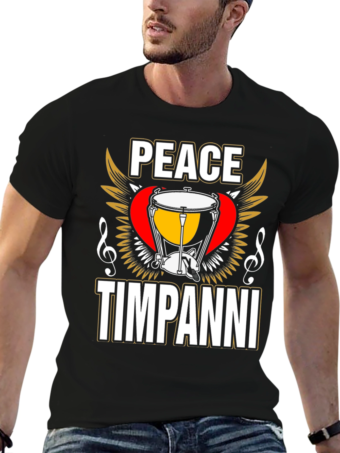 Peace Timpanni Music T-Shirt