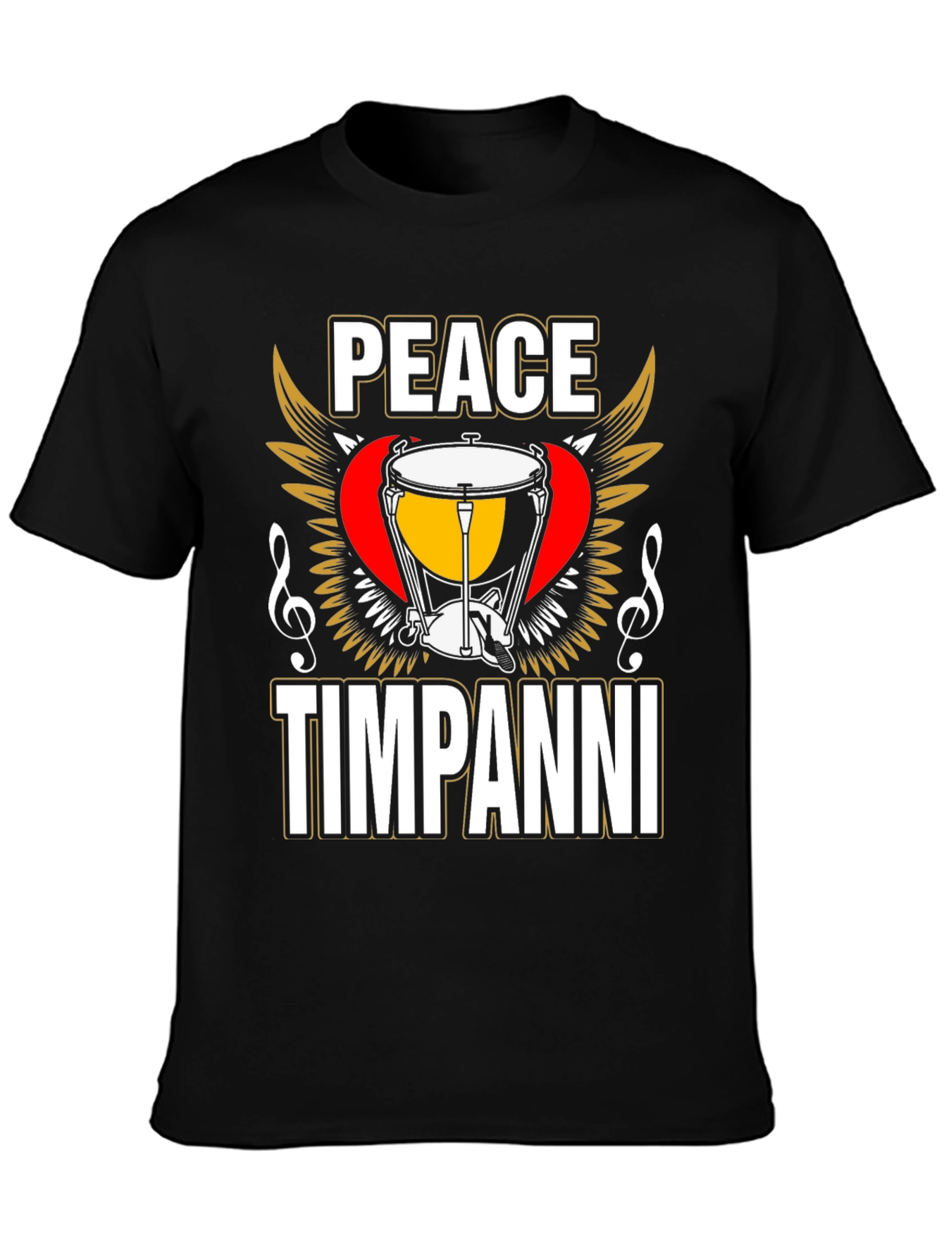 Peace Timpanni Music T-Shirt