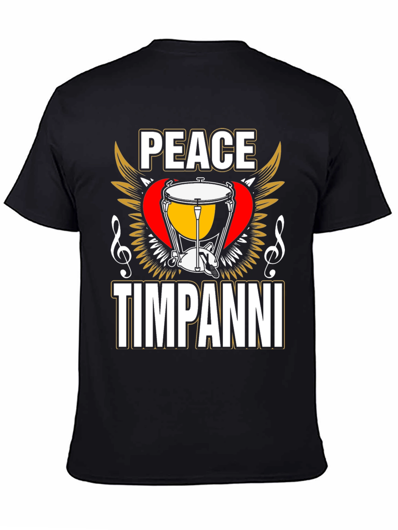 Peace Timpanni Music T-Shirt