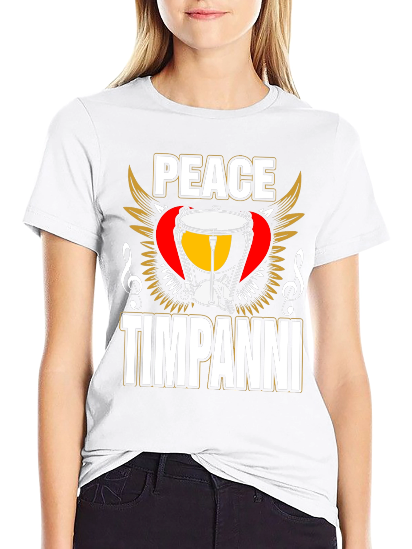 Peace Timpanni Music T-Shirt