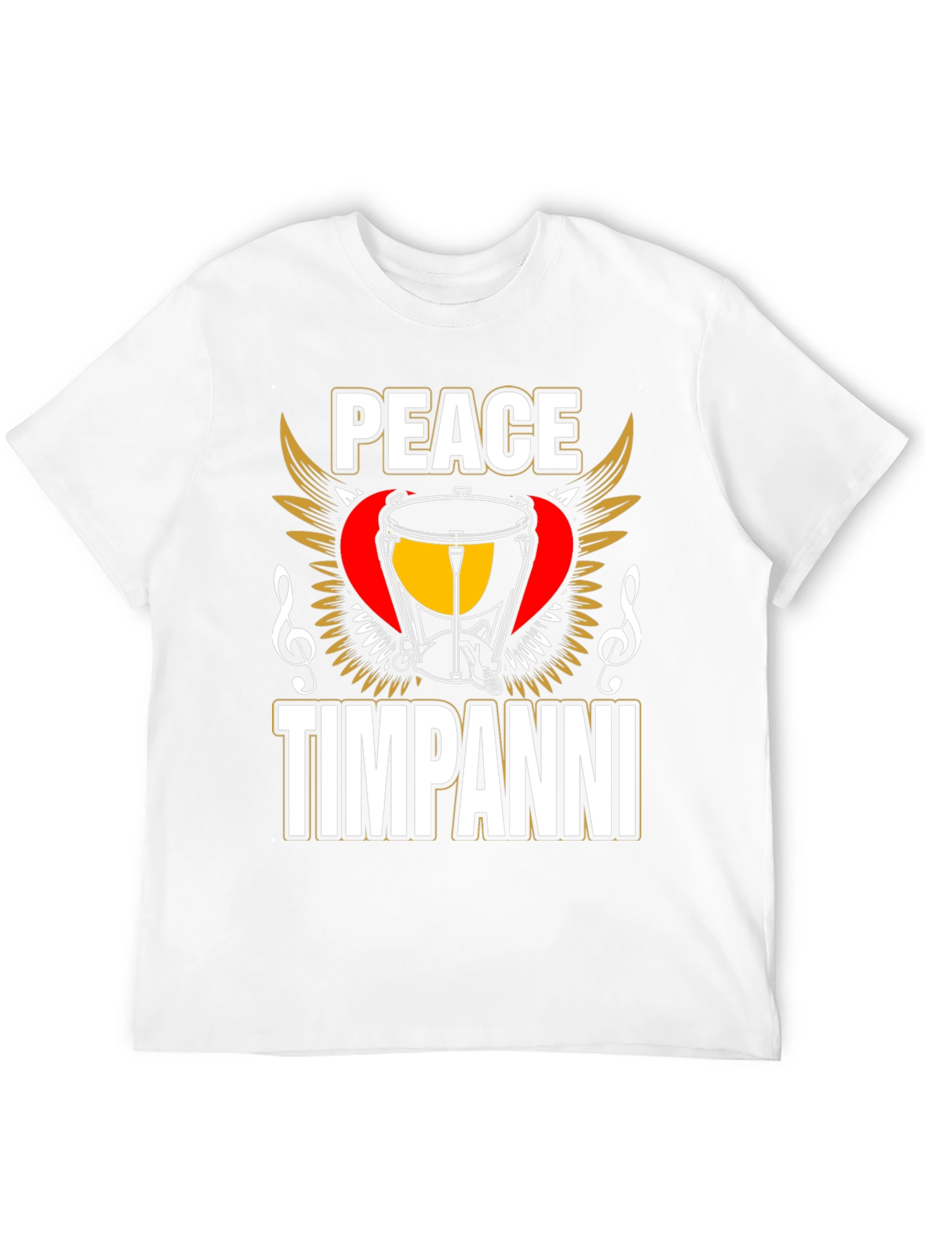 Peace Timpanni Music T-Shirt