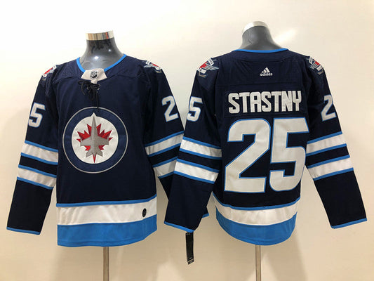 Men's Winnipeg Jets Paul Stastny #25 Navy Player Game Jerseys
