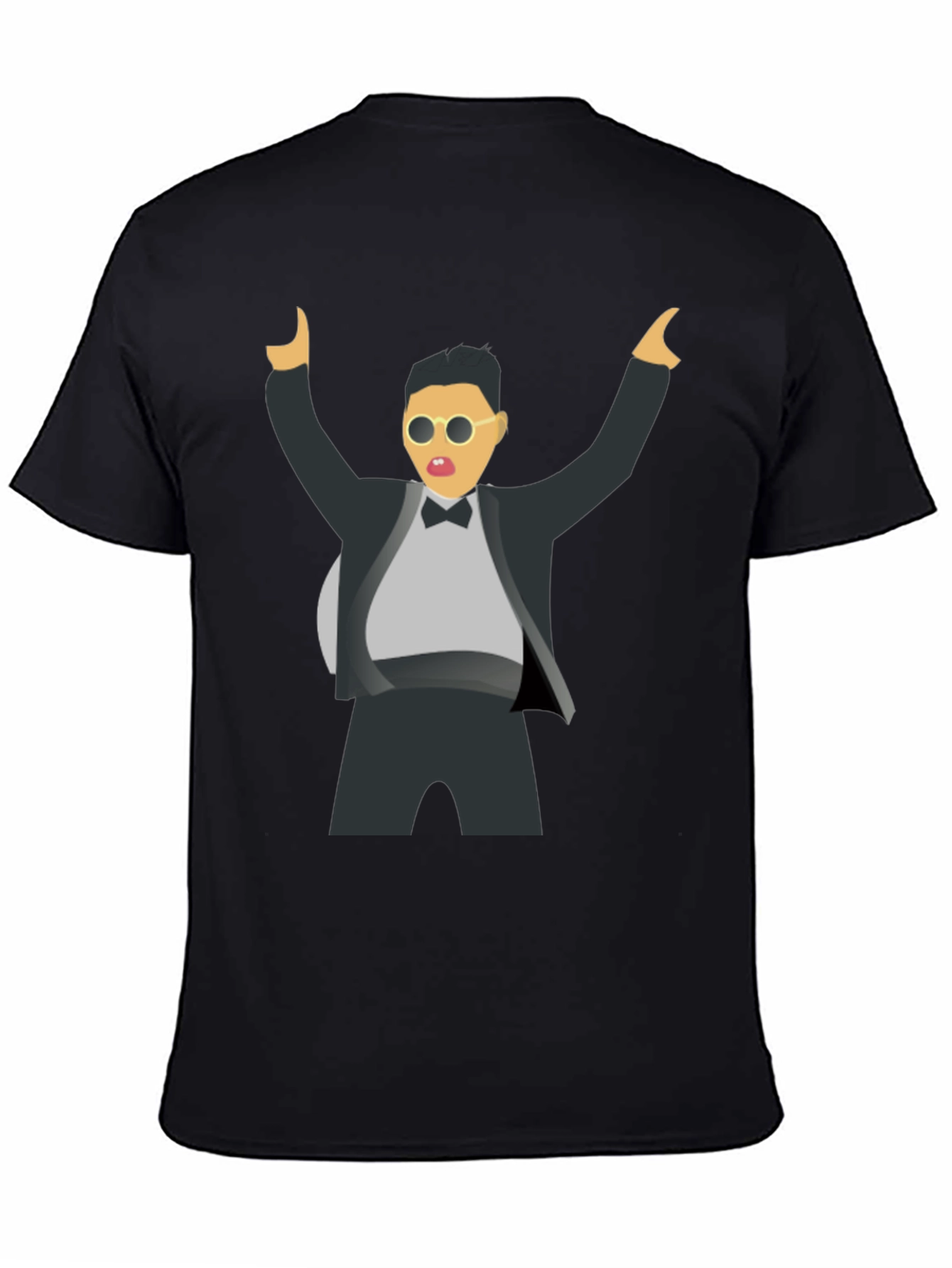 Cartoon Gangnam Style Graphic Tee