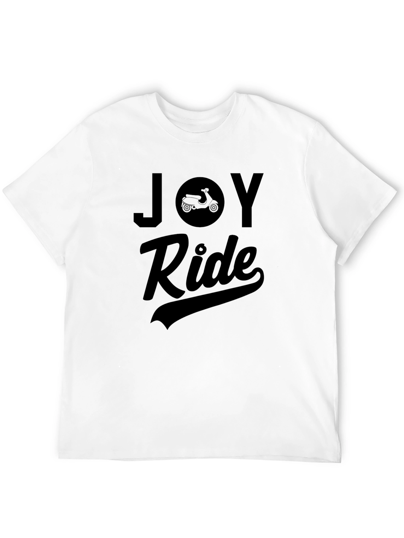 Joy Ride Scooter Graphic T-Shirt - Classic Black