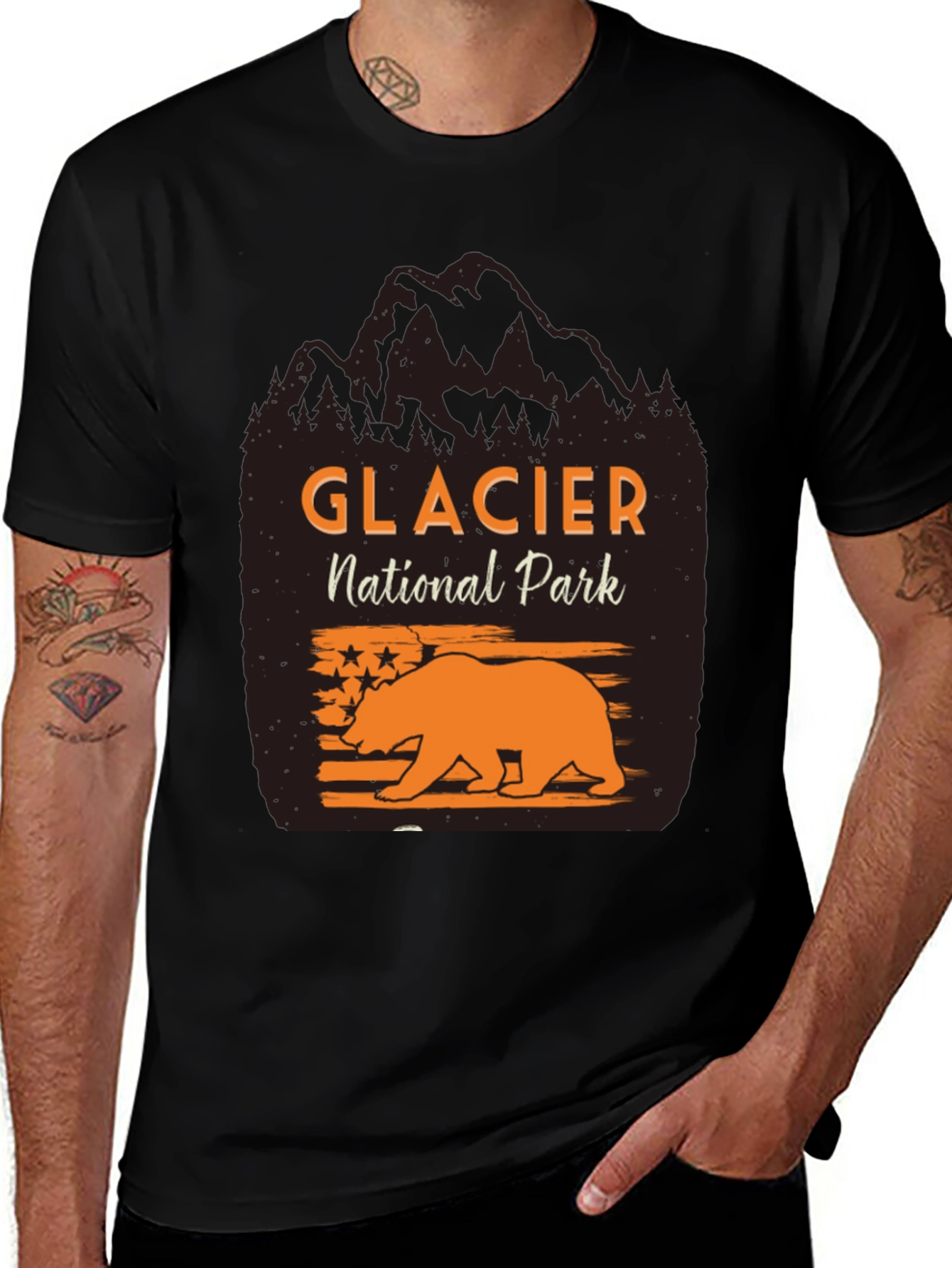 Glacier National Park Bear T-Shirt