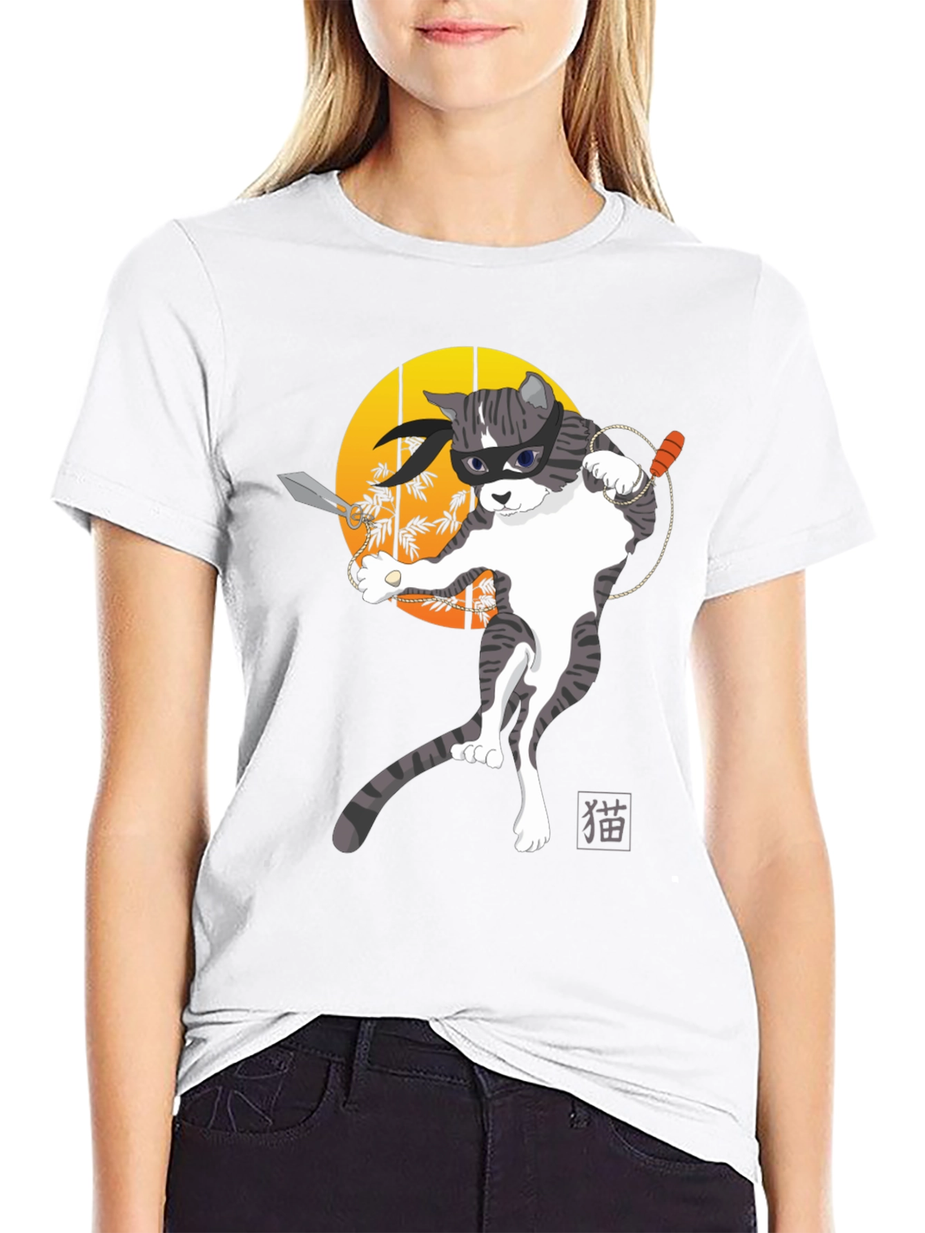Ninja Cat T-Shirt - Cool Graphic Tee