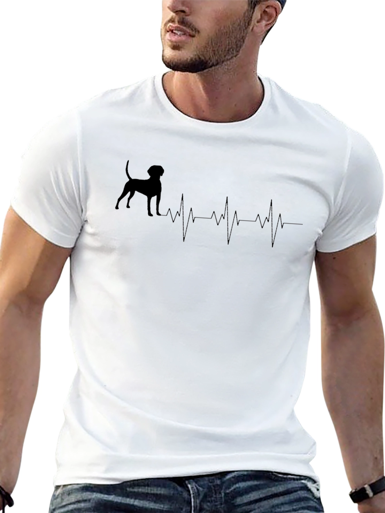Dog Heartbeat Graphic Tee