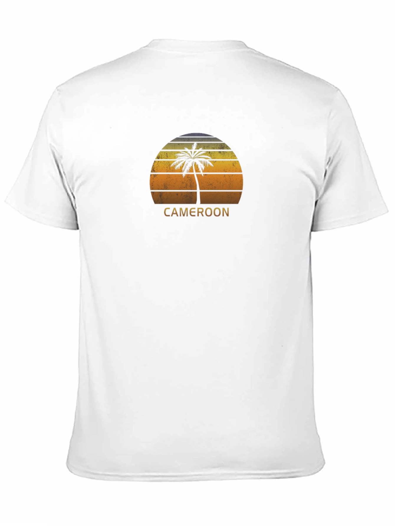 Cameroon Palm Tree Sunset Graphic T-Shirt