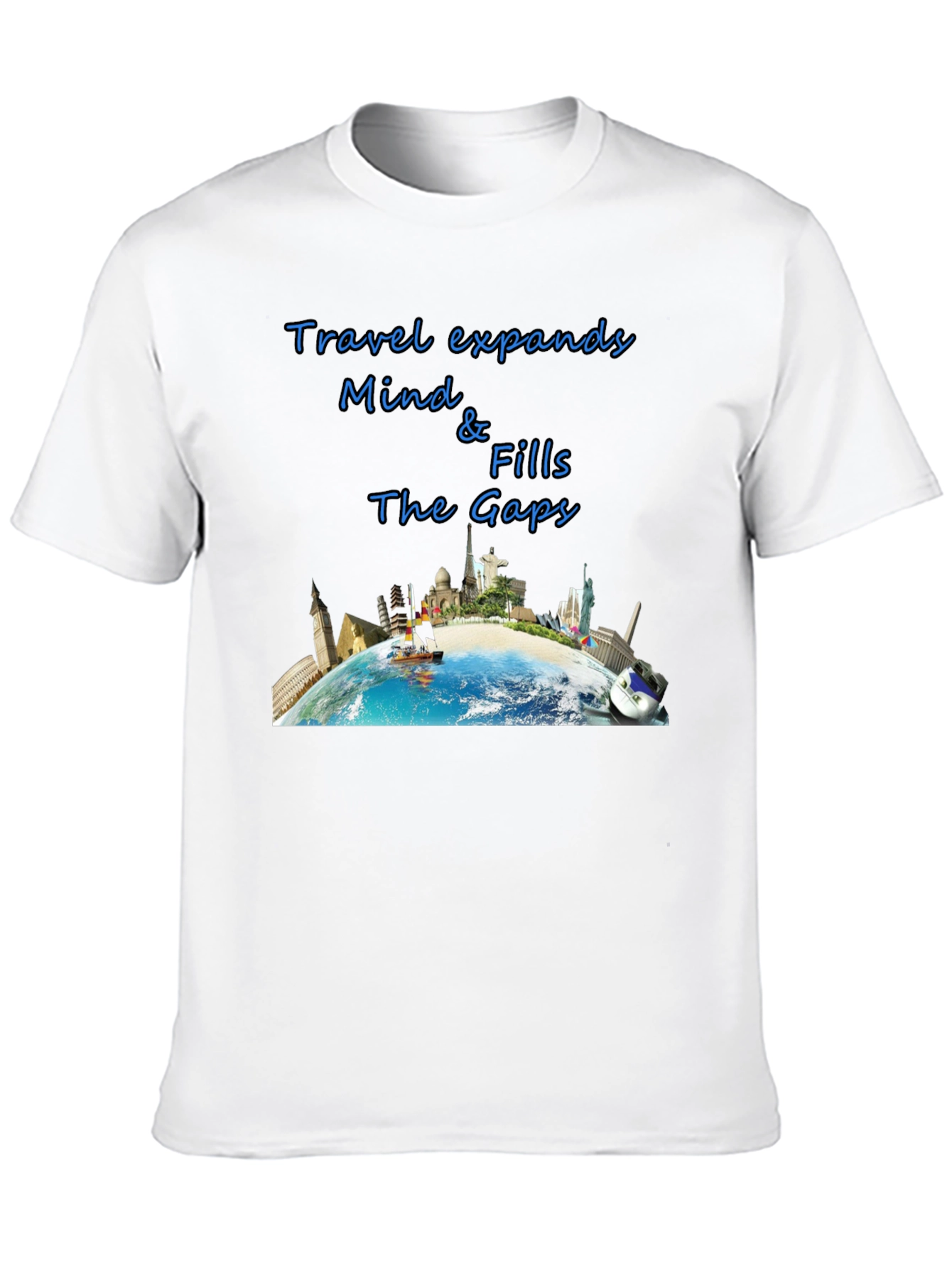 Travel-Themed Graphic T-Shirt