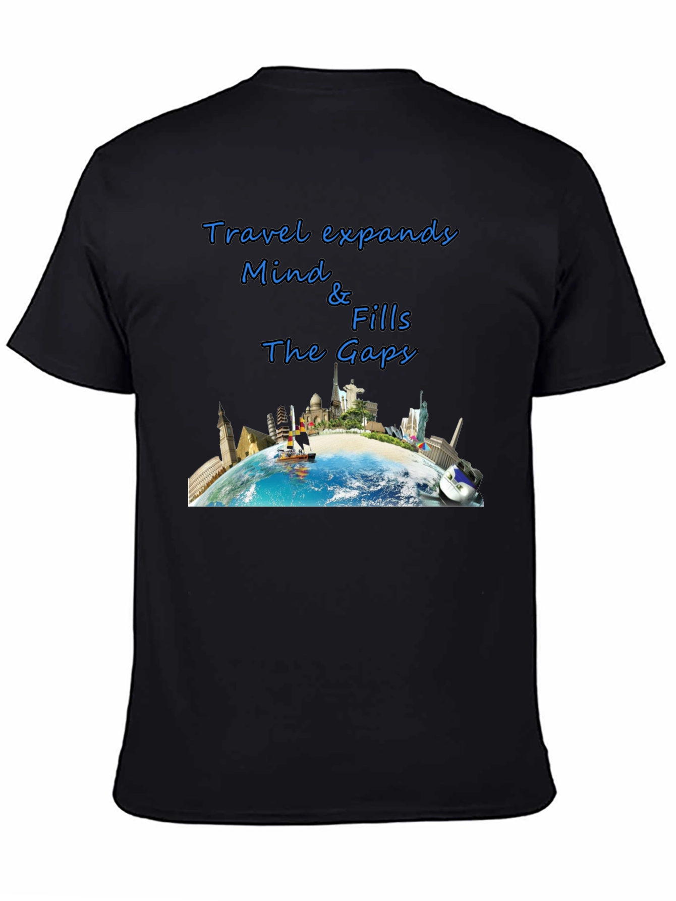 Travel-Themed Graphic T-Shirt