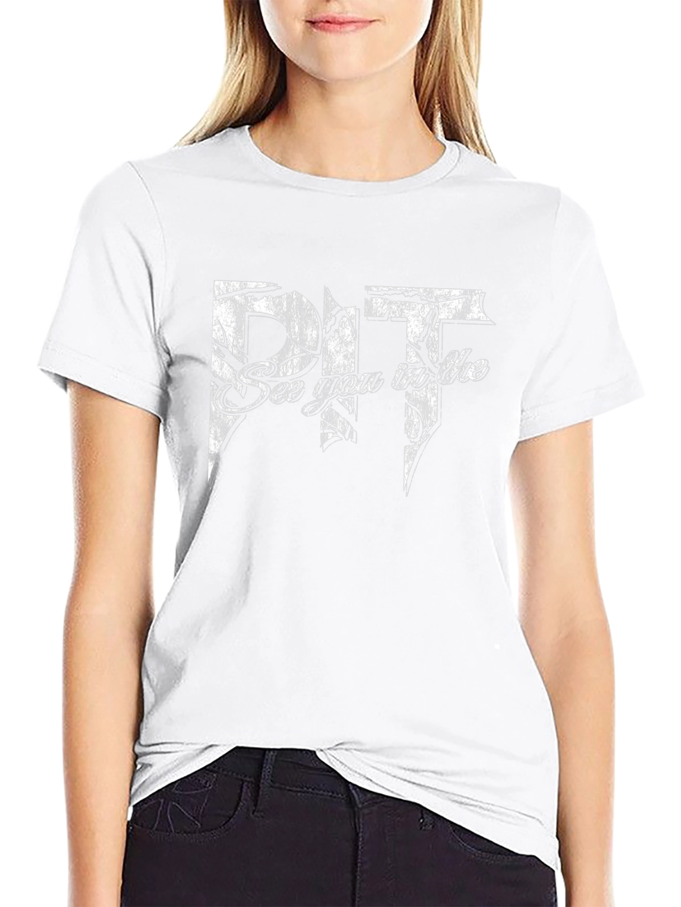 See You in the Pit Black Graphic Tee