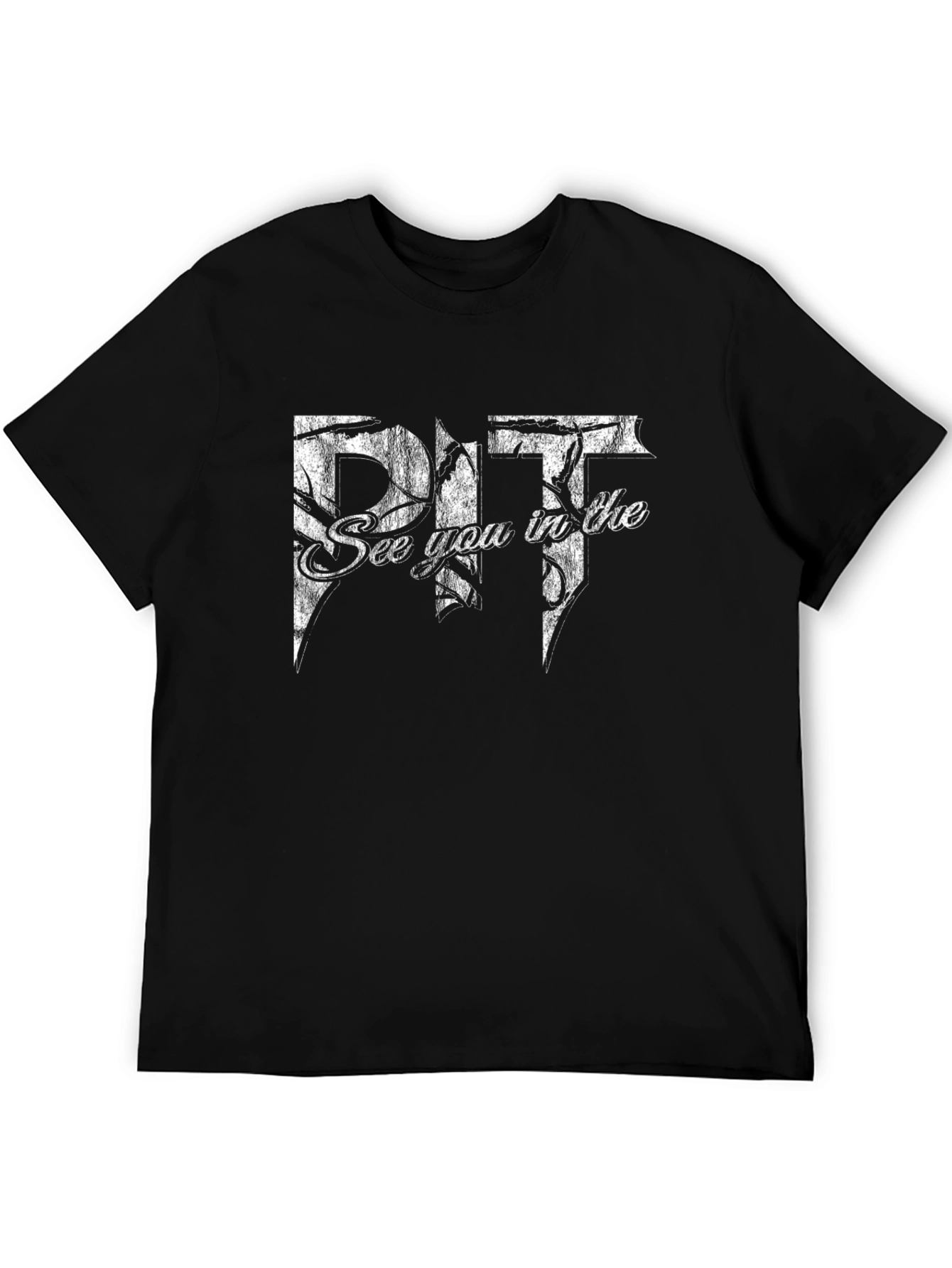 See You in the Pit Black Graphic Tee