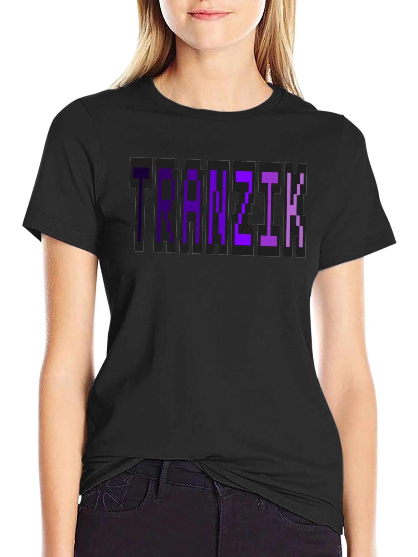 Tranzit Pixelated T-Shirt - Retro Gamer Style