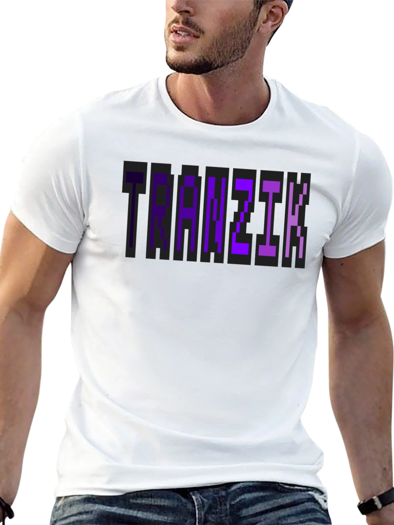 Tranzit Pixelated T-Shirt - Retro Gamer Style