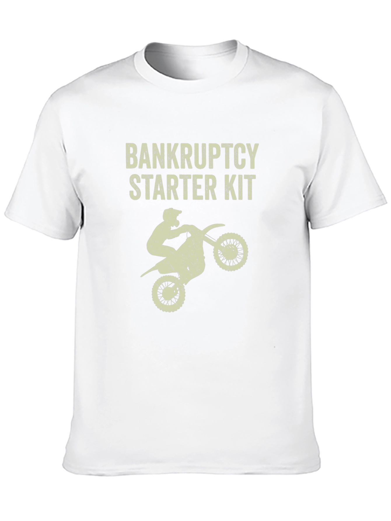 Bankruptcy Starter Kit T-Shirt | Dirt Bike Tee