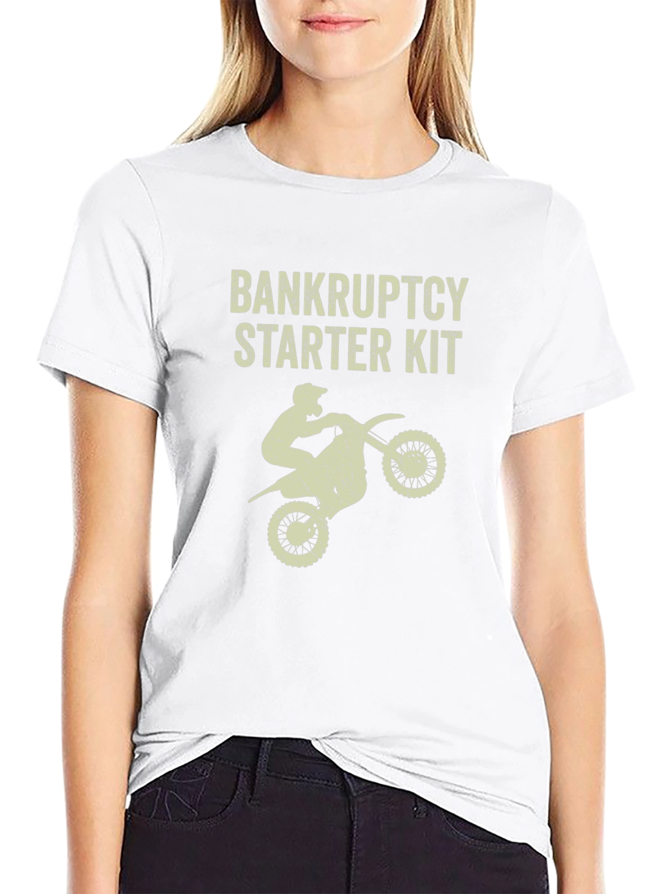 Bankruptcy Starter Kit T-Shirt | Dirt Bike Tee