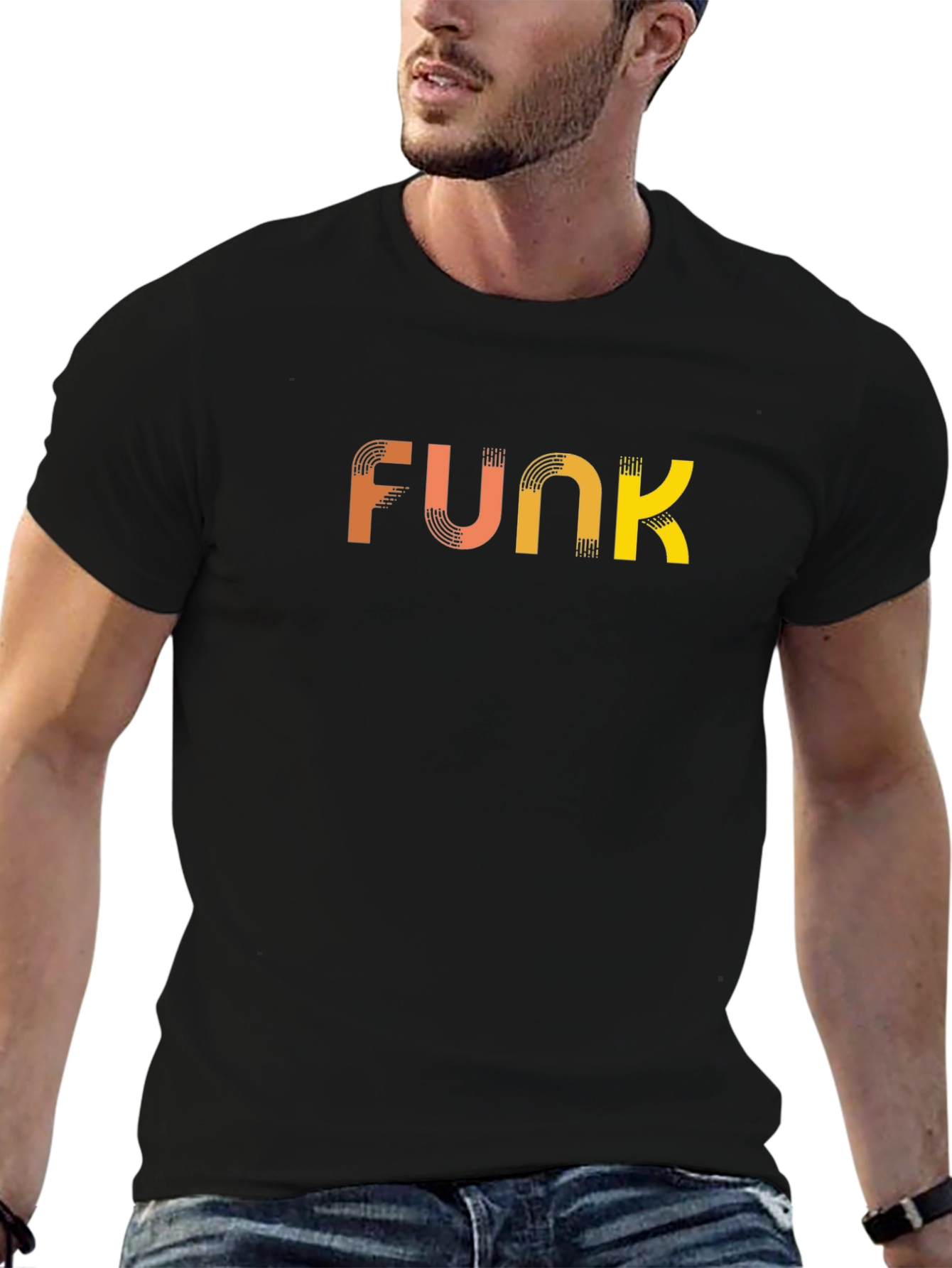 Retro Funk T-Shirt - Black Graphic Tee