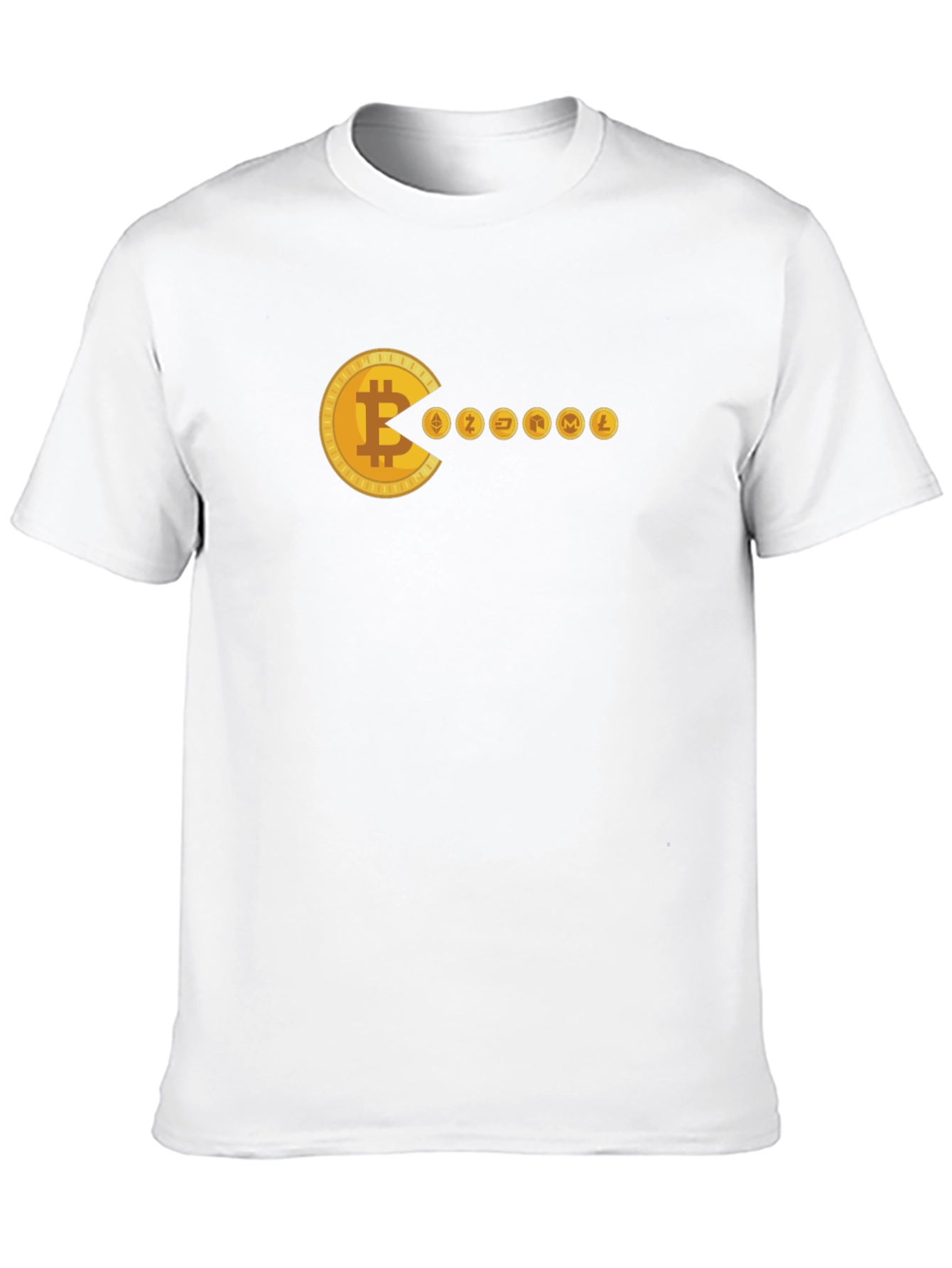 Bitcoin Pac-Man Crypto T-Shirt