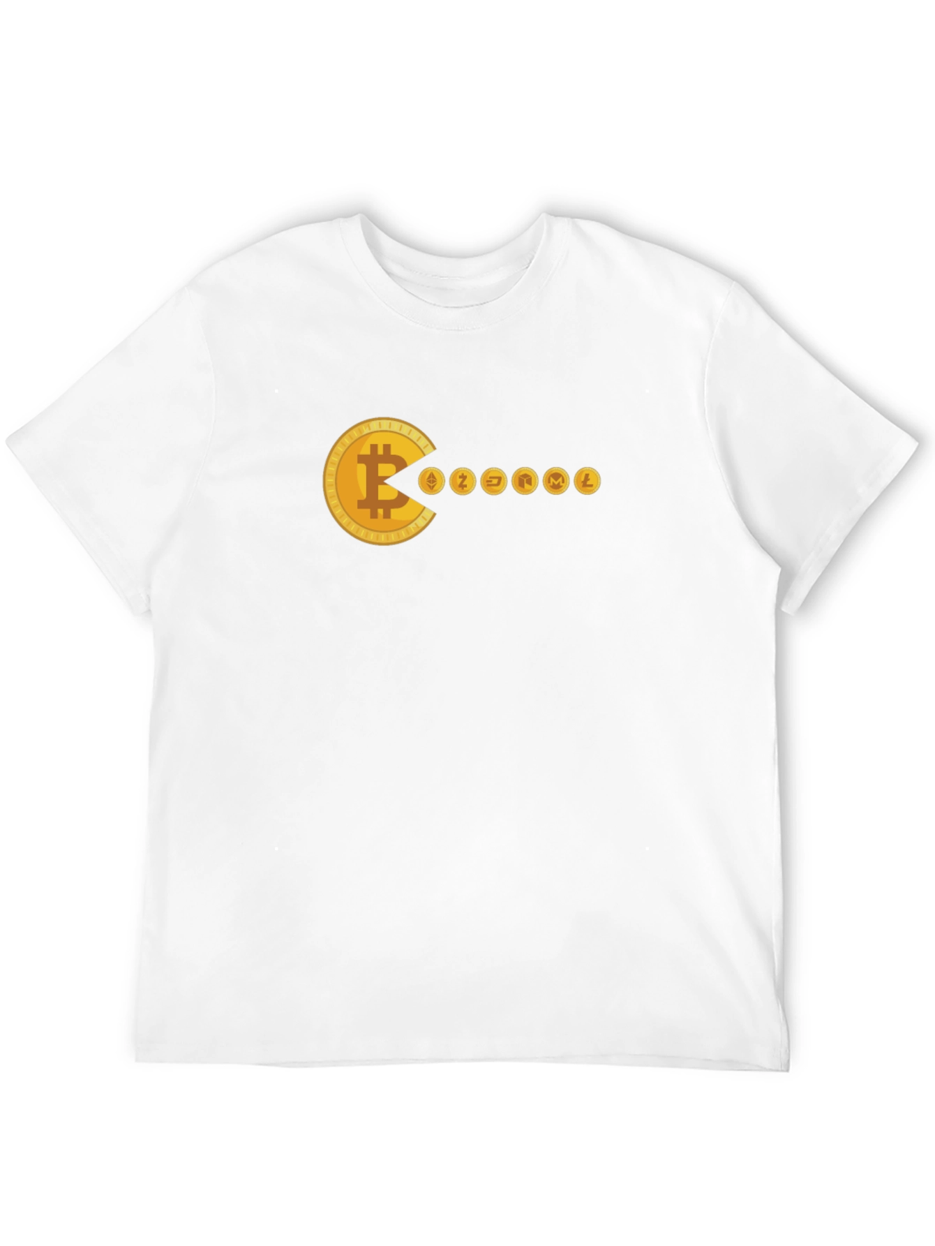Bitcoin Pac-Man Crypto T-Shirt