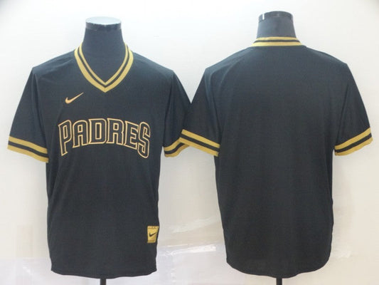 Men's San Diego Padres Black Cooperstown Collection Blank Jerseys