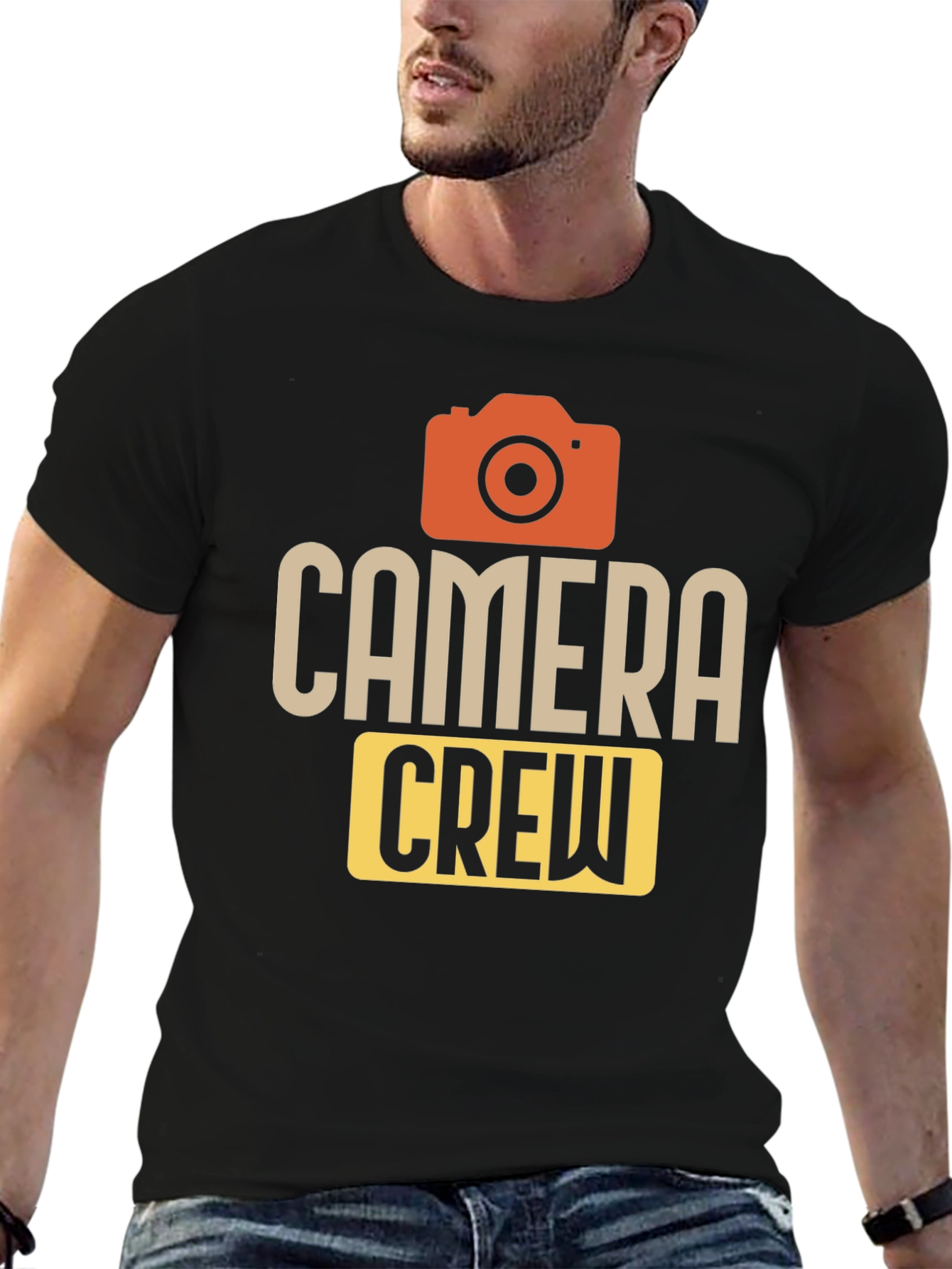 Camera Crew Graphic T-Shirt - Photography Fan Apparel