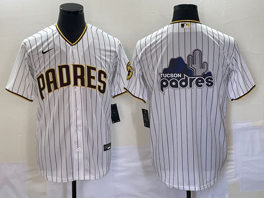 Men's San Diego Padres White Home Replica Team Jerseys