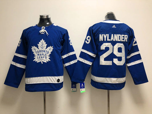 Men's Toronto Maple Leafs William Nylander #29 Blue Player Game Jerseys