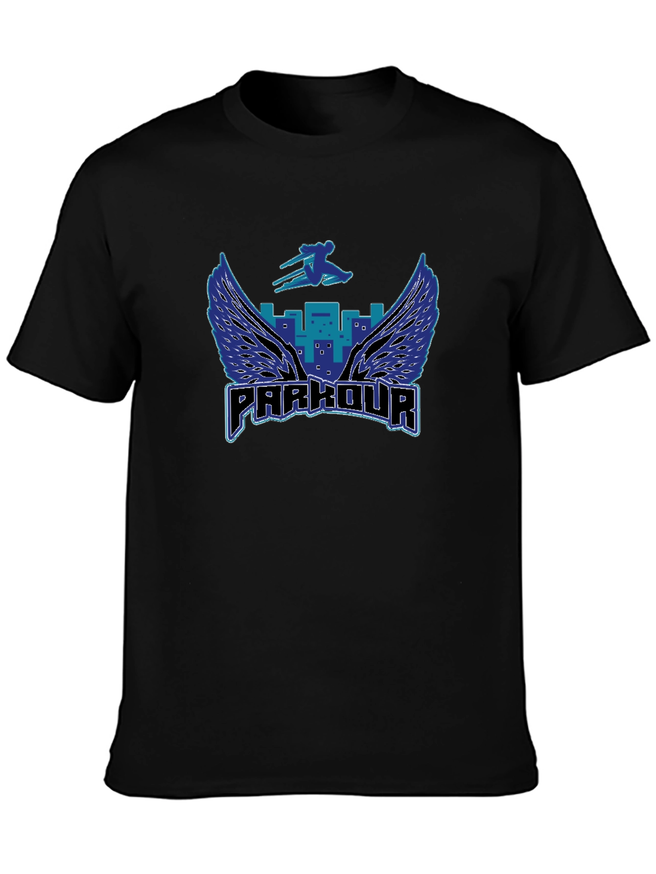Parkour Wings Graphic Tee - Urban Style Shirt