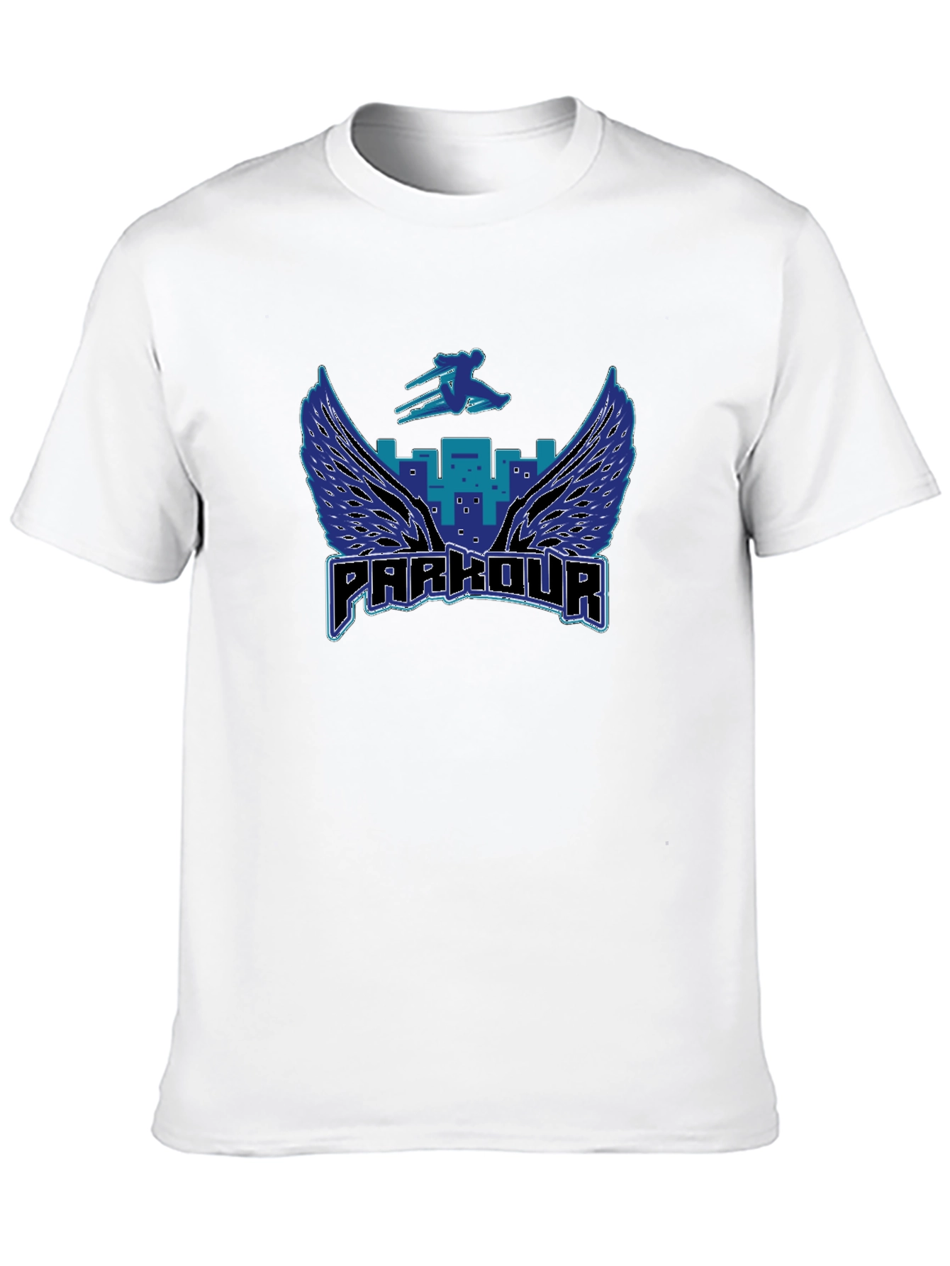 Parkour Wings Graphic Tee - Urban Style Shirt