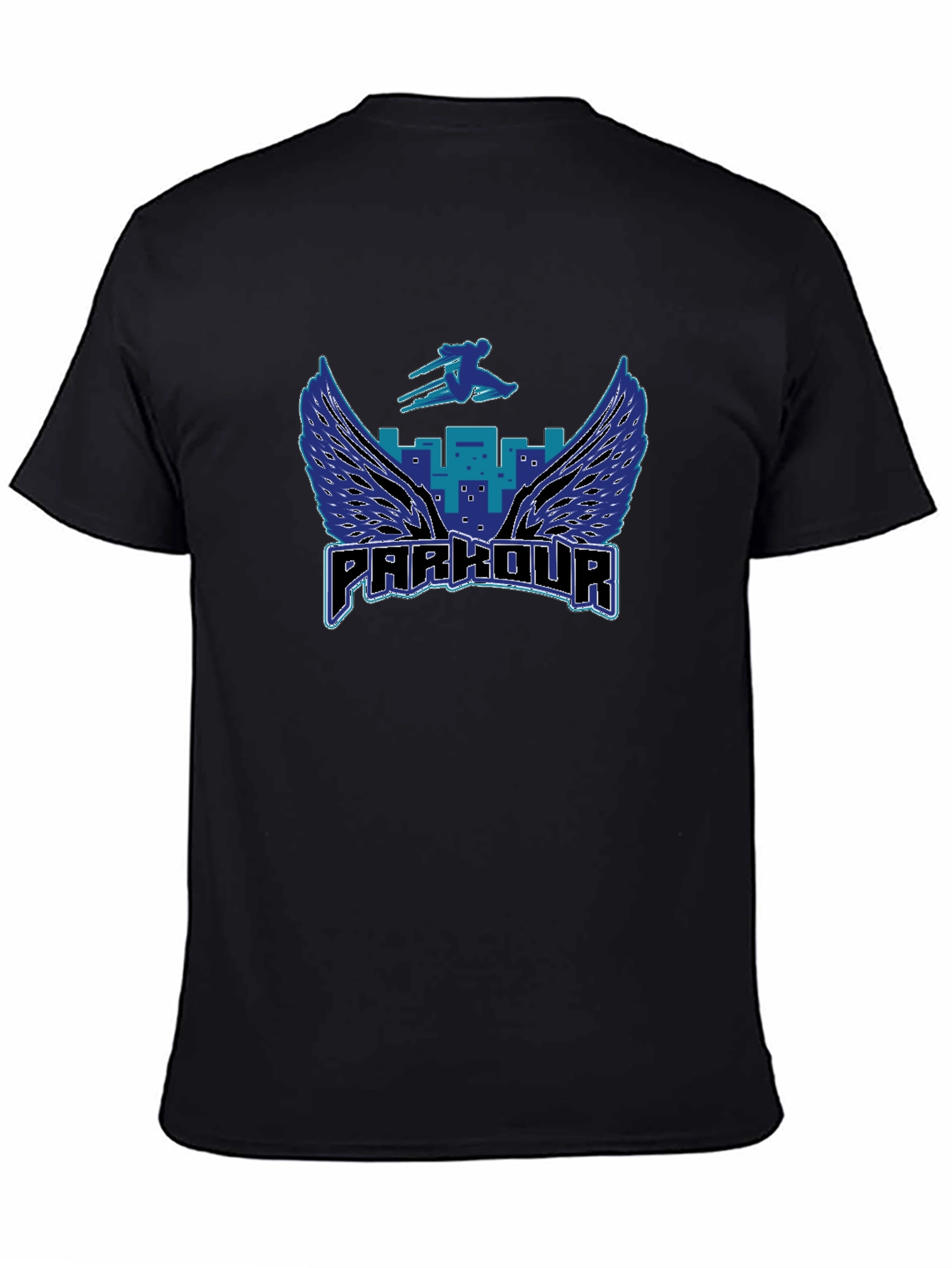 Parkour Wings Graphic Tee - Urban Style Shirt