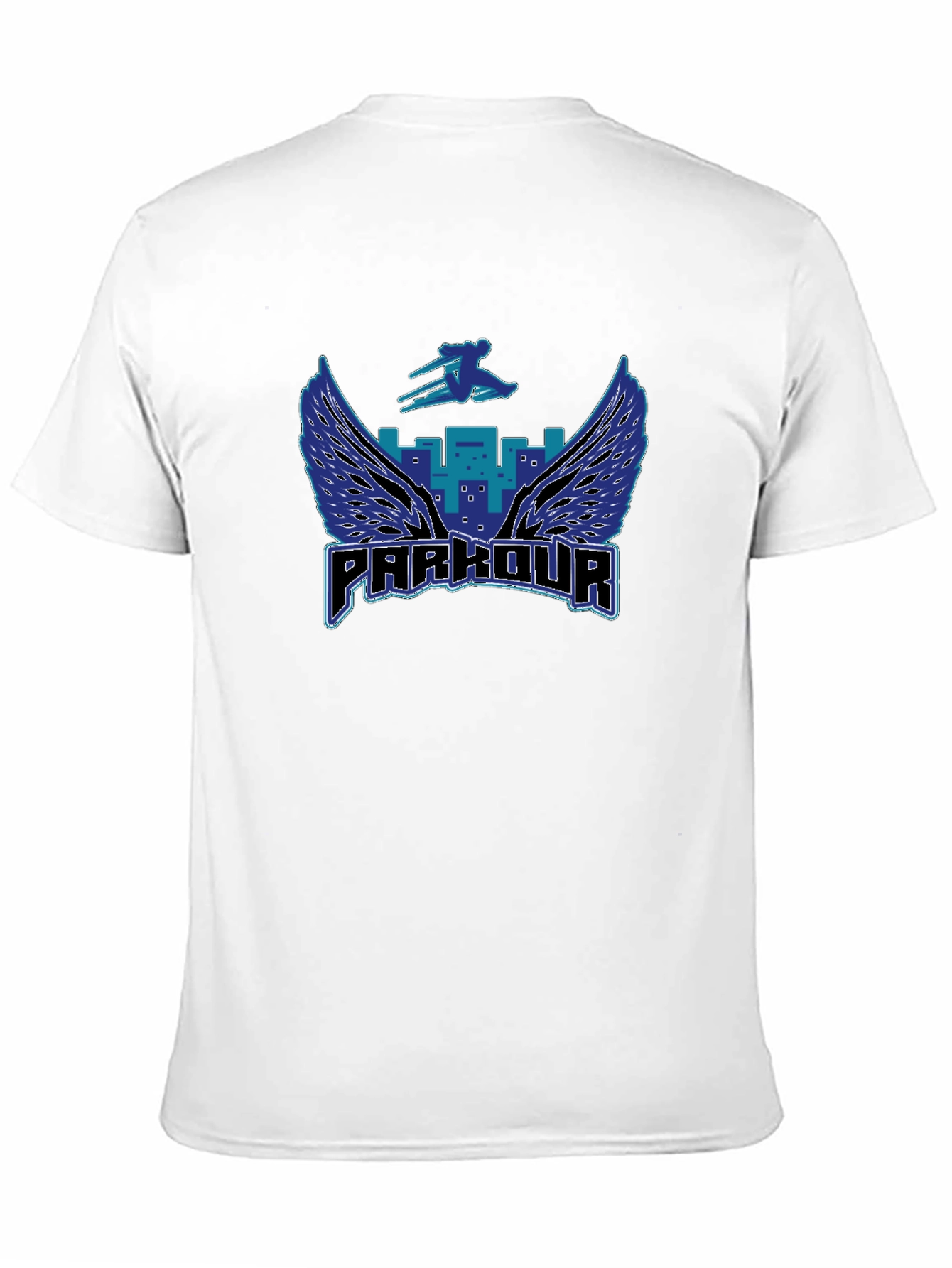 Parkour Wings Graphic Tee - Urban Style Shirt