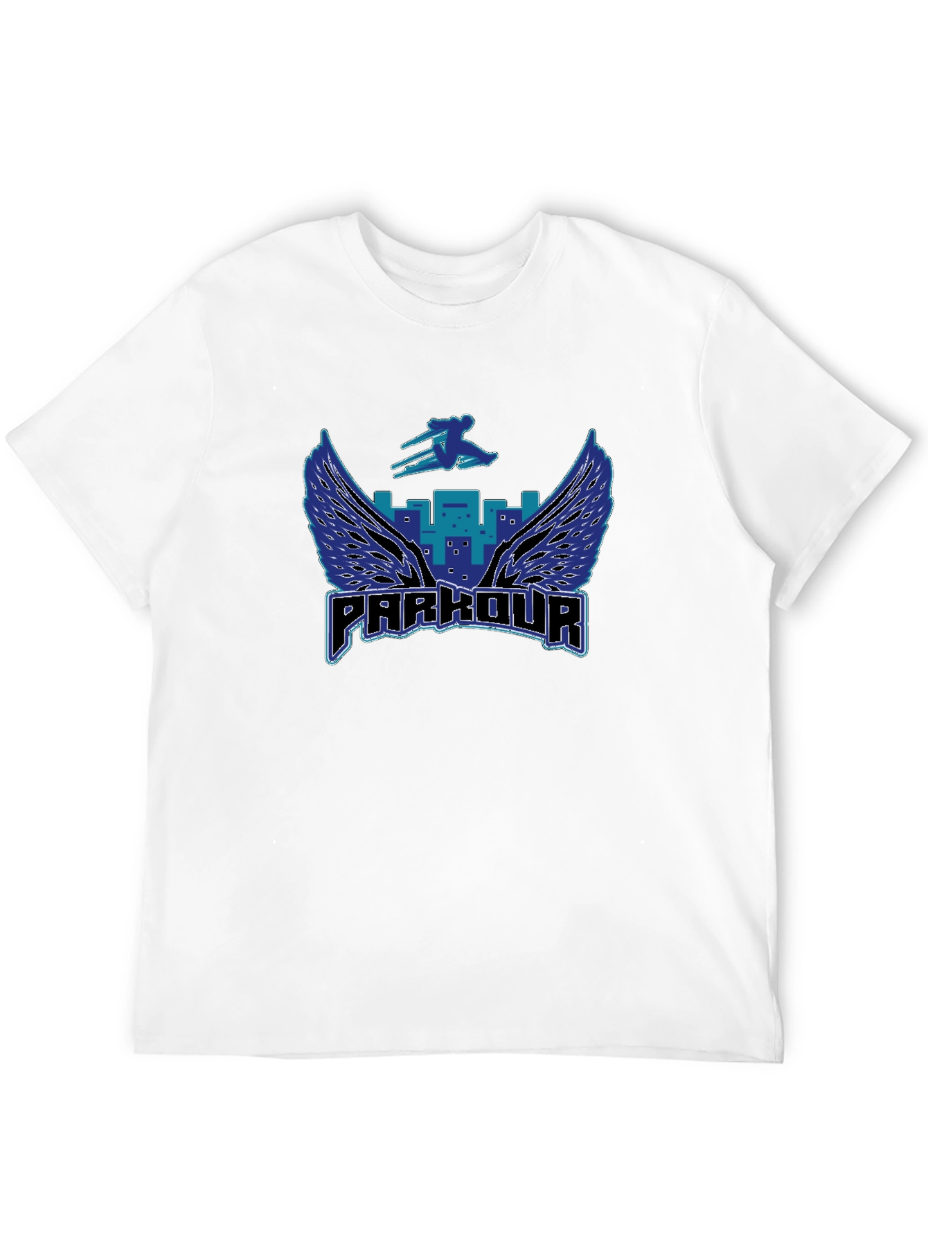 Parkour Wings Graphic Tee - Urban Style Shirt