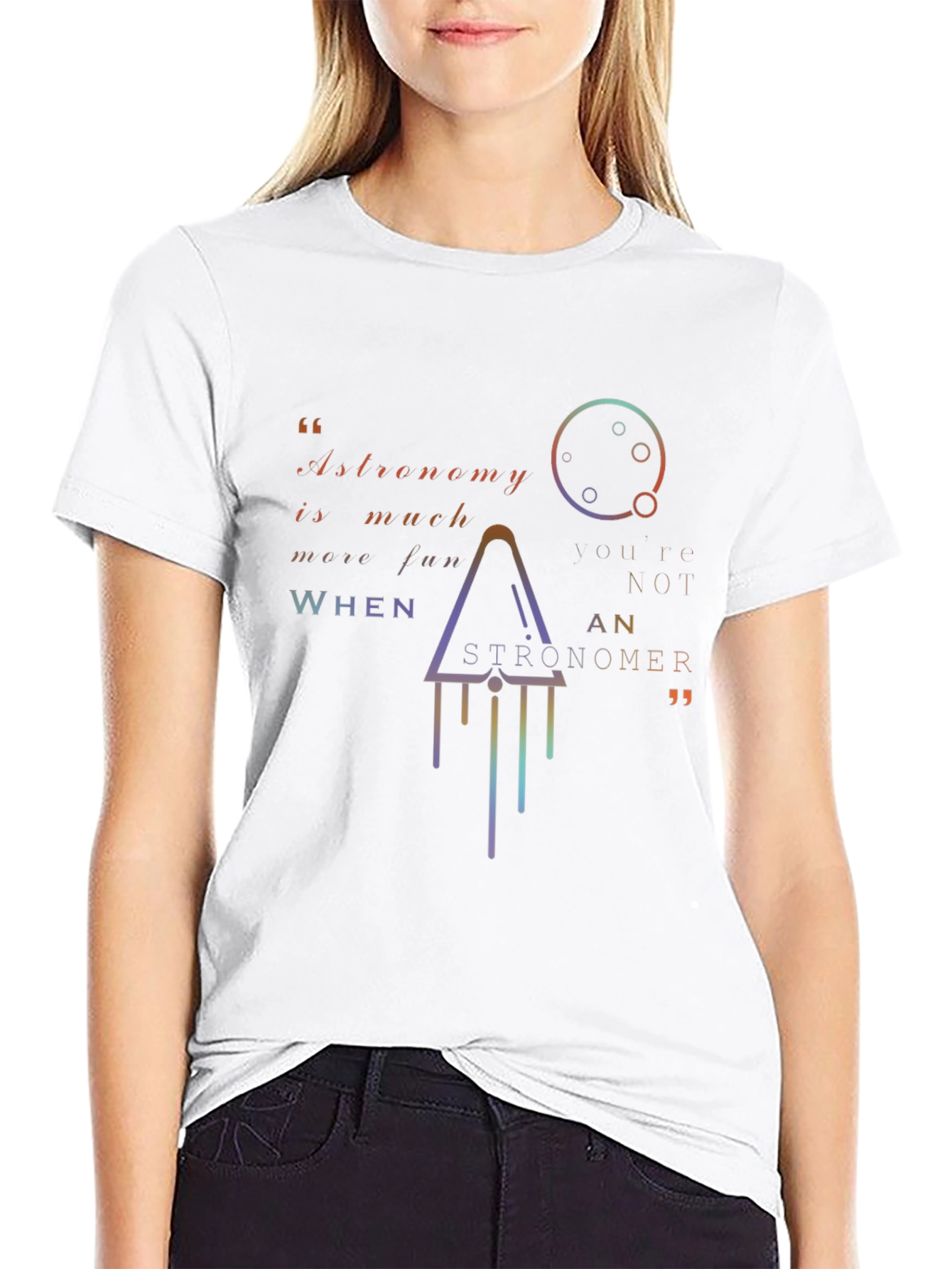 Astronomy Fun Graphic T-Shirt