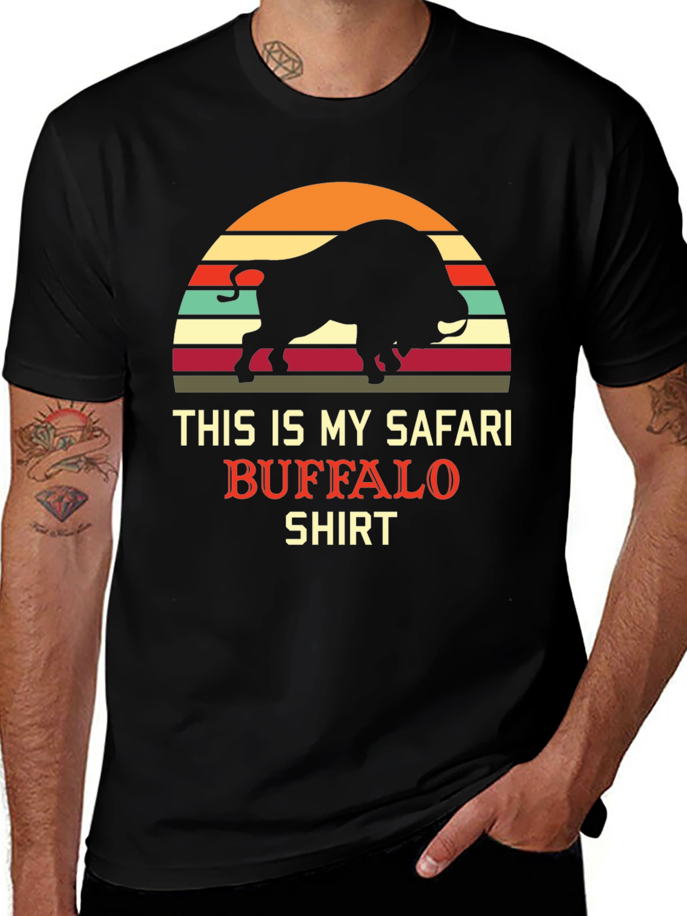 Safari Buffalo T-Shirt