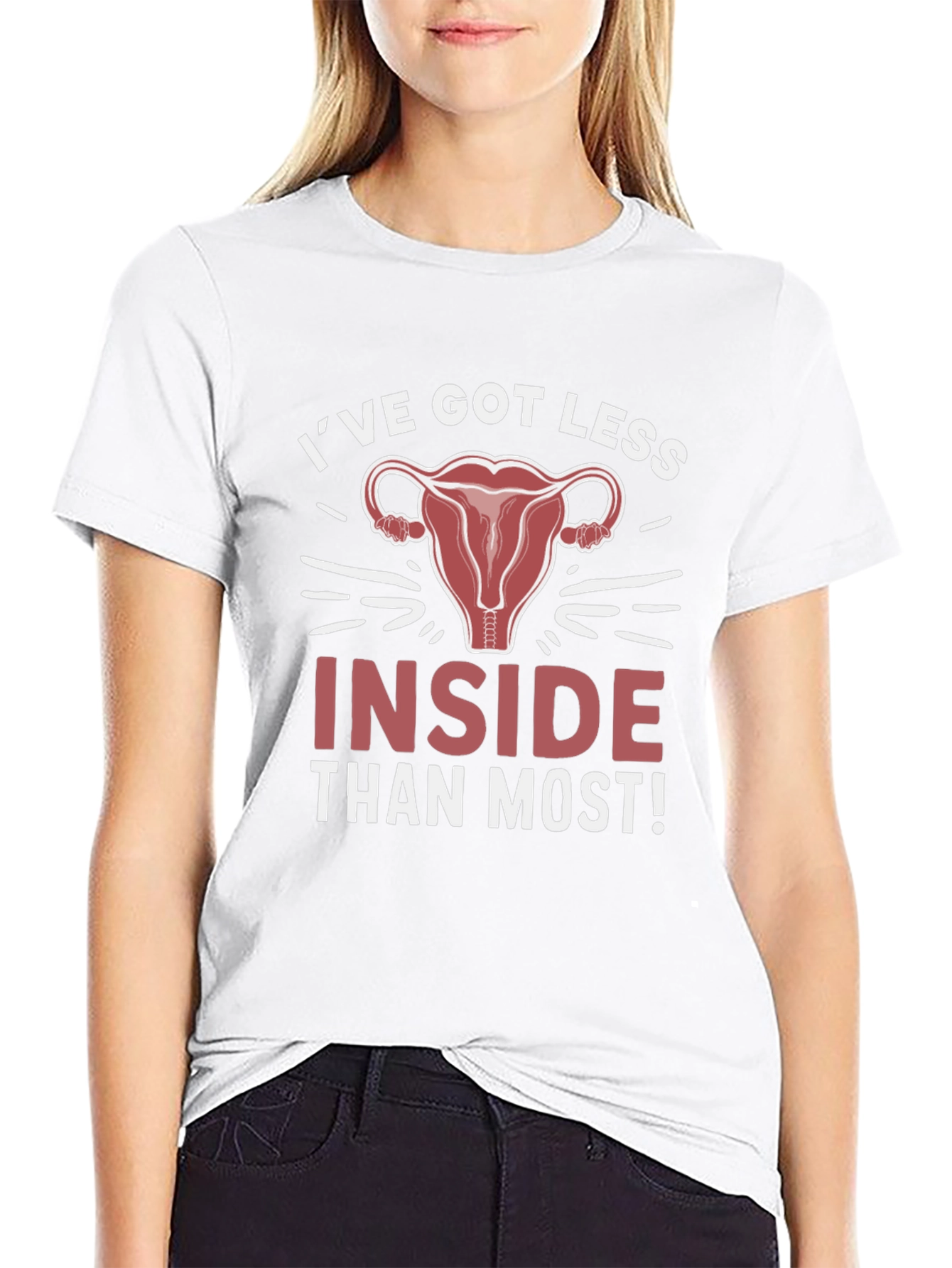 Ive Got Less Inside Black T-Shirt