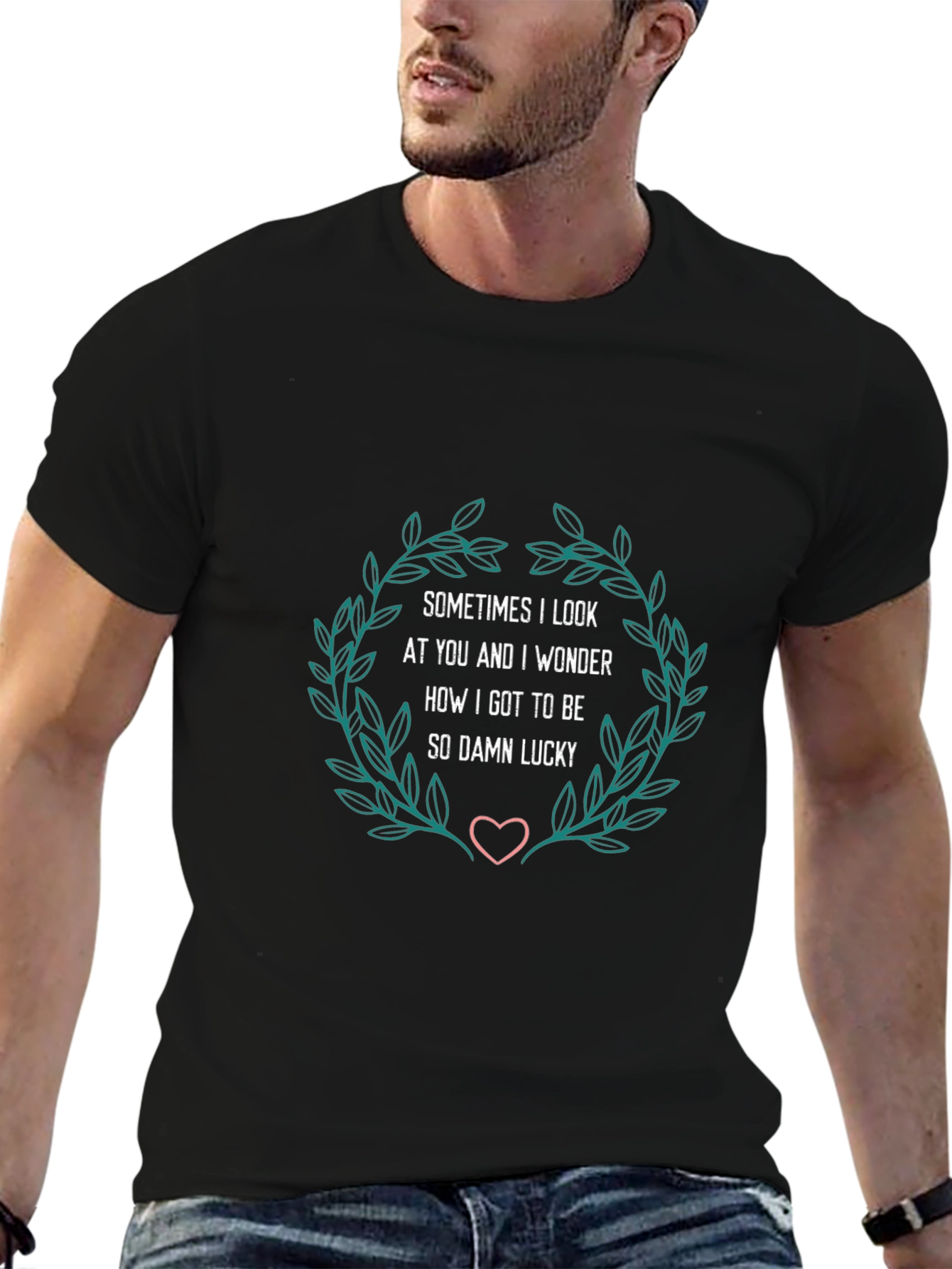 Lucky Love Graphic Tee - Soft Cotton Blend