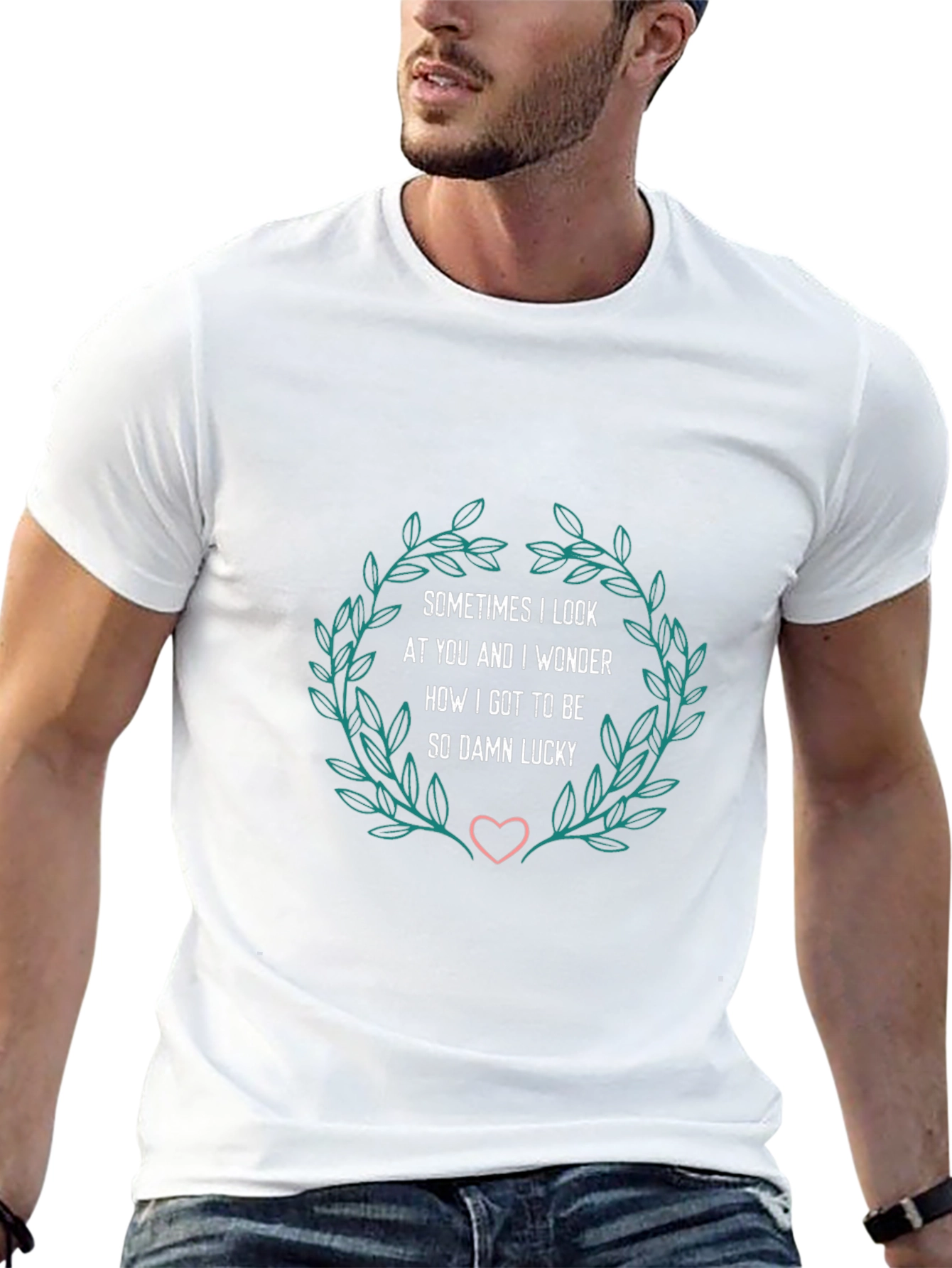 Lucky Love Graphic Tee - Soft Cotton Blend