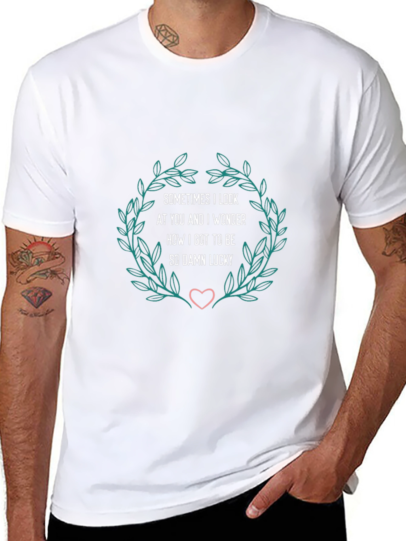 Lucky Love Graphic Tee - Soft Cotton Blend